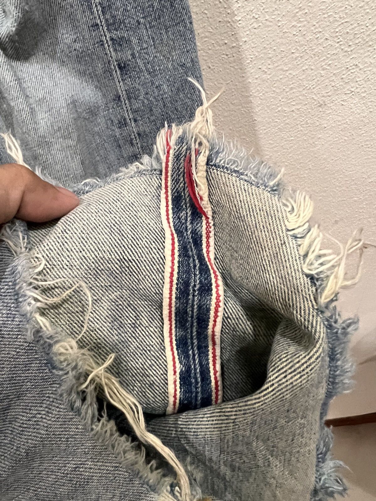 Vintage Vintage Edwin Distressed Selvedge Denim Pant Size US 28 / EU 44 - 6 Thumbnail