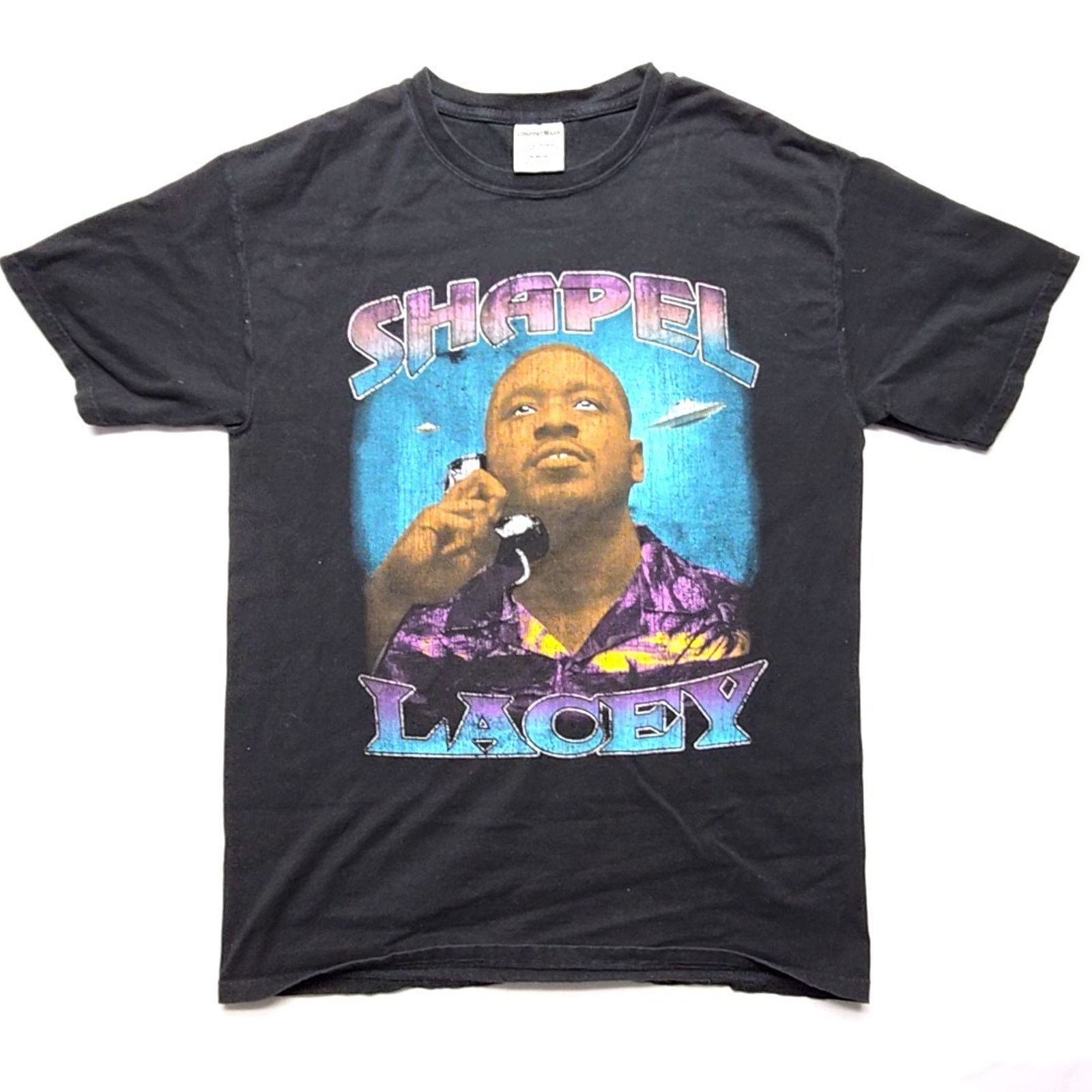 Other Shapel Lacey T-shirt Comedian Mens Medium Black Graphic Tee Size US M / EU 48-50 / 2 - 1 Thumbnail
