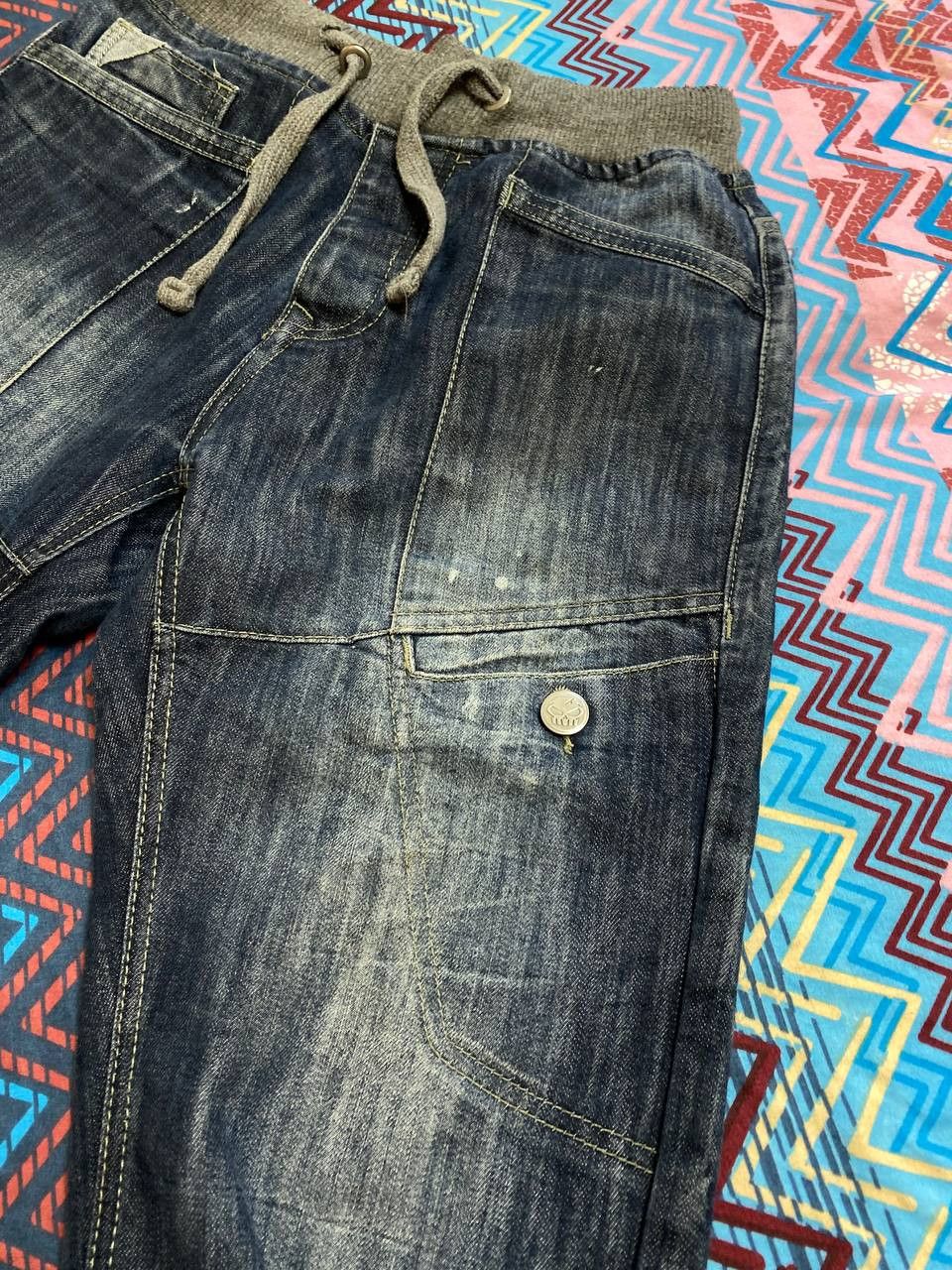 No Fear × Vintage Distressed Vintage Y2K Grunge Denim Shorts Size US 30 / EU 46 - 11 Thumbnail