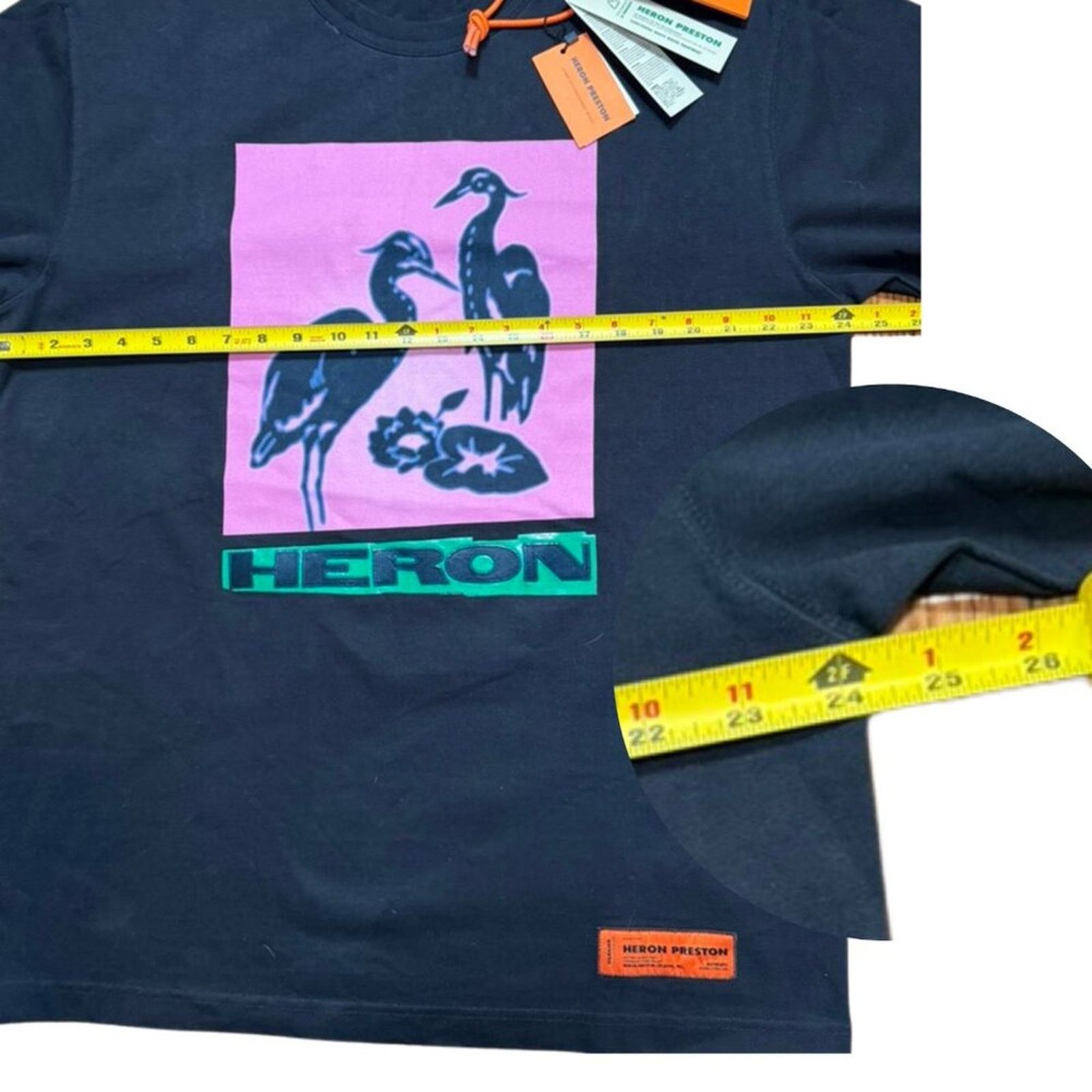 Heron Preston Heron Preston Black Nightshift S/S T-Shirt - Medium Size US M / EU 48-50 / 2 - 7 Thumbnail