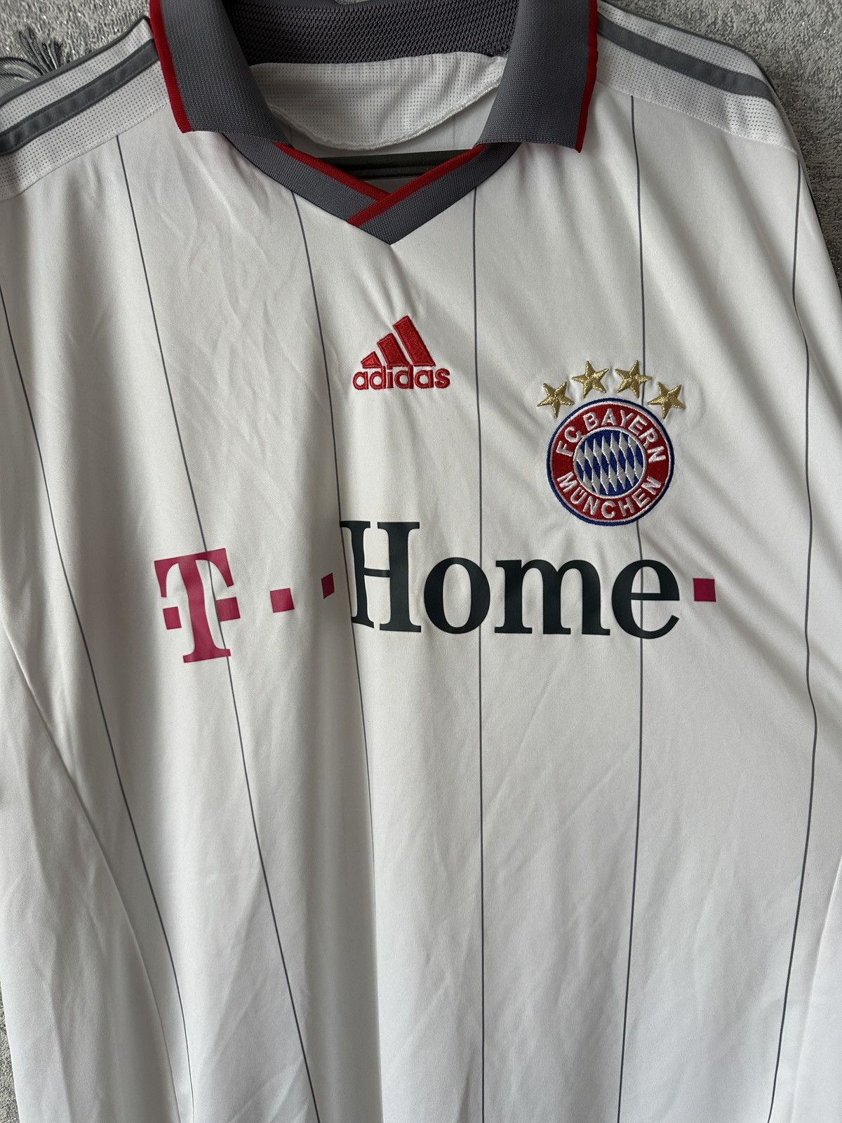 Adidas Bayern Munich Germany home football shirt 2009 Adidas Siz XL Size US XL / EU 56 / 4 - 3 Thumbnail