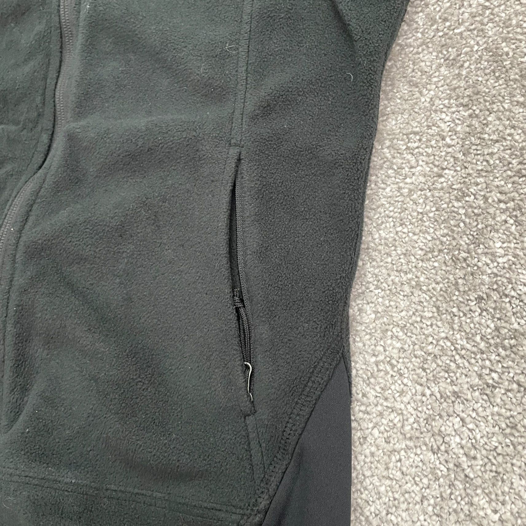 Vintage Columbia Fleece Vest Womens Small Black Full Zip Pockets Outdoor Hike Size S / US 4 / IT 40 - 3 Thumbnail