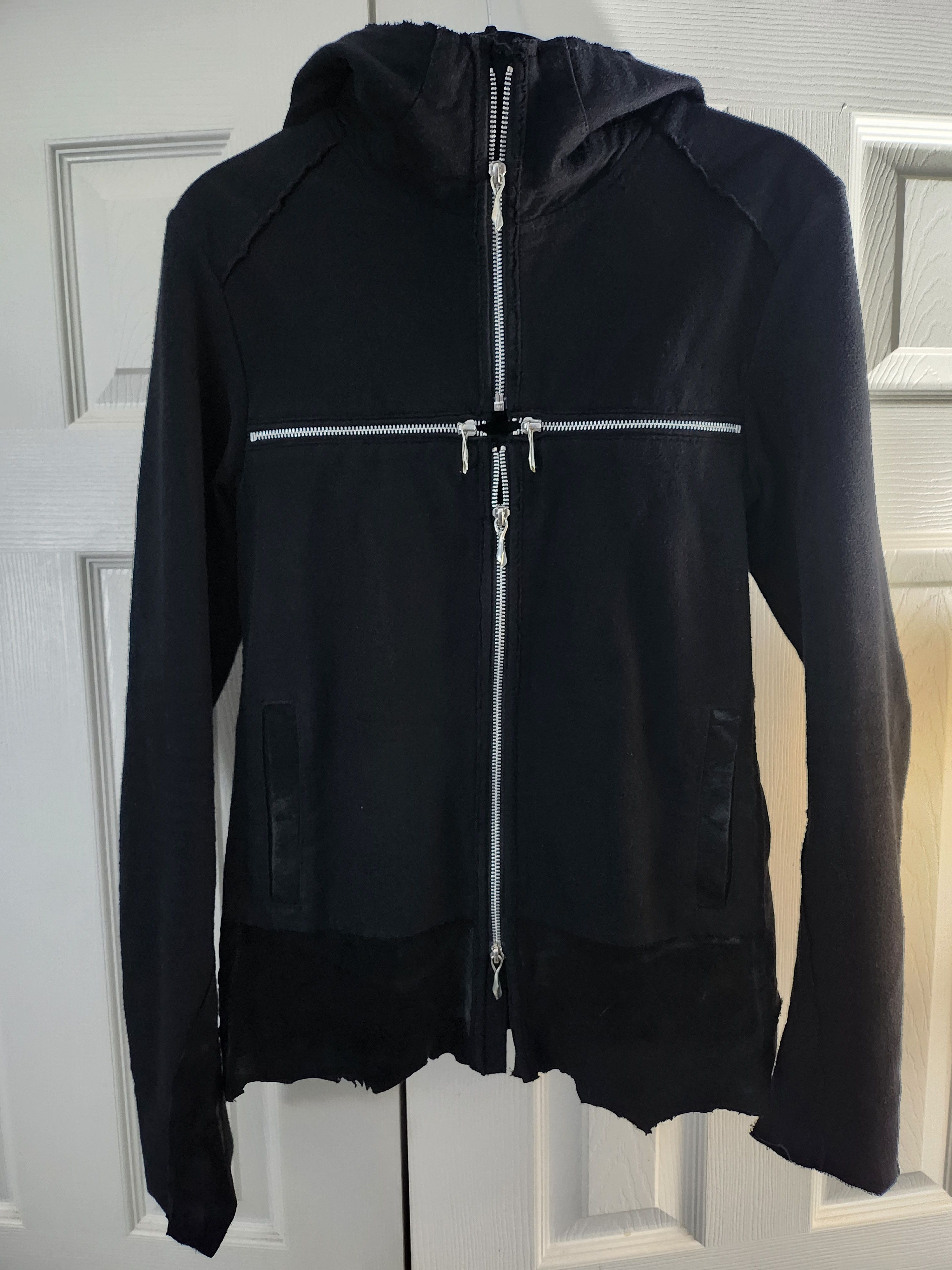 トップス 14th addiction cross leather fur hoodie 14TH ADDICTION:FUR HOODIE – :ANOMALIE_