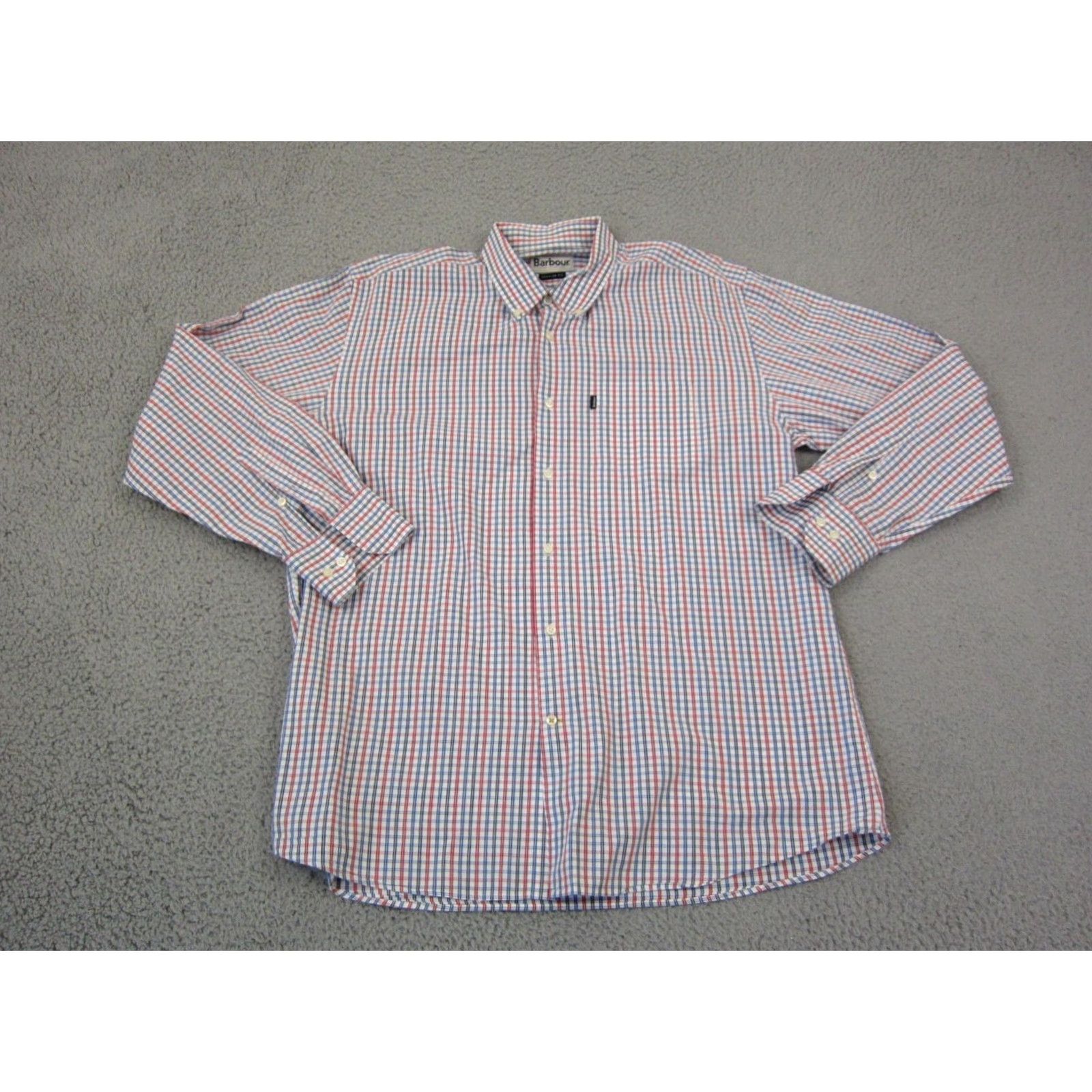 Barbour Barbour Shirt XL Blue Cotton Mens Plaid Casual Button-Up 90s Colorful Size US XL / EU 56 / 4 - 2 Thumbnail