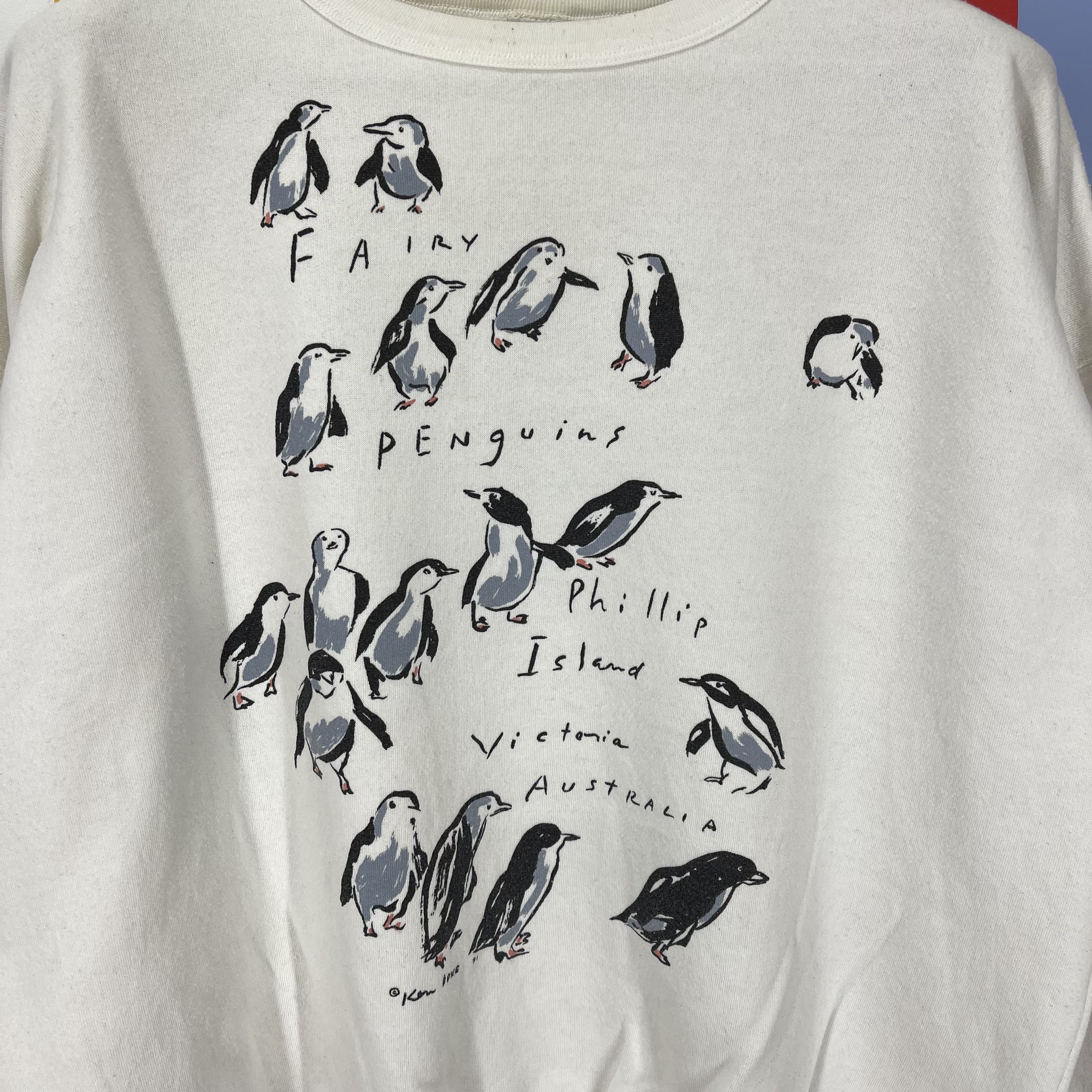 Vintage 90s DOWN UNDER AUSTRALIA by KEN DONE Sweatshirt #1174/AN Size US L / EU 52-54 / 3 - 2 Thumbnail