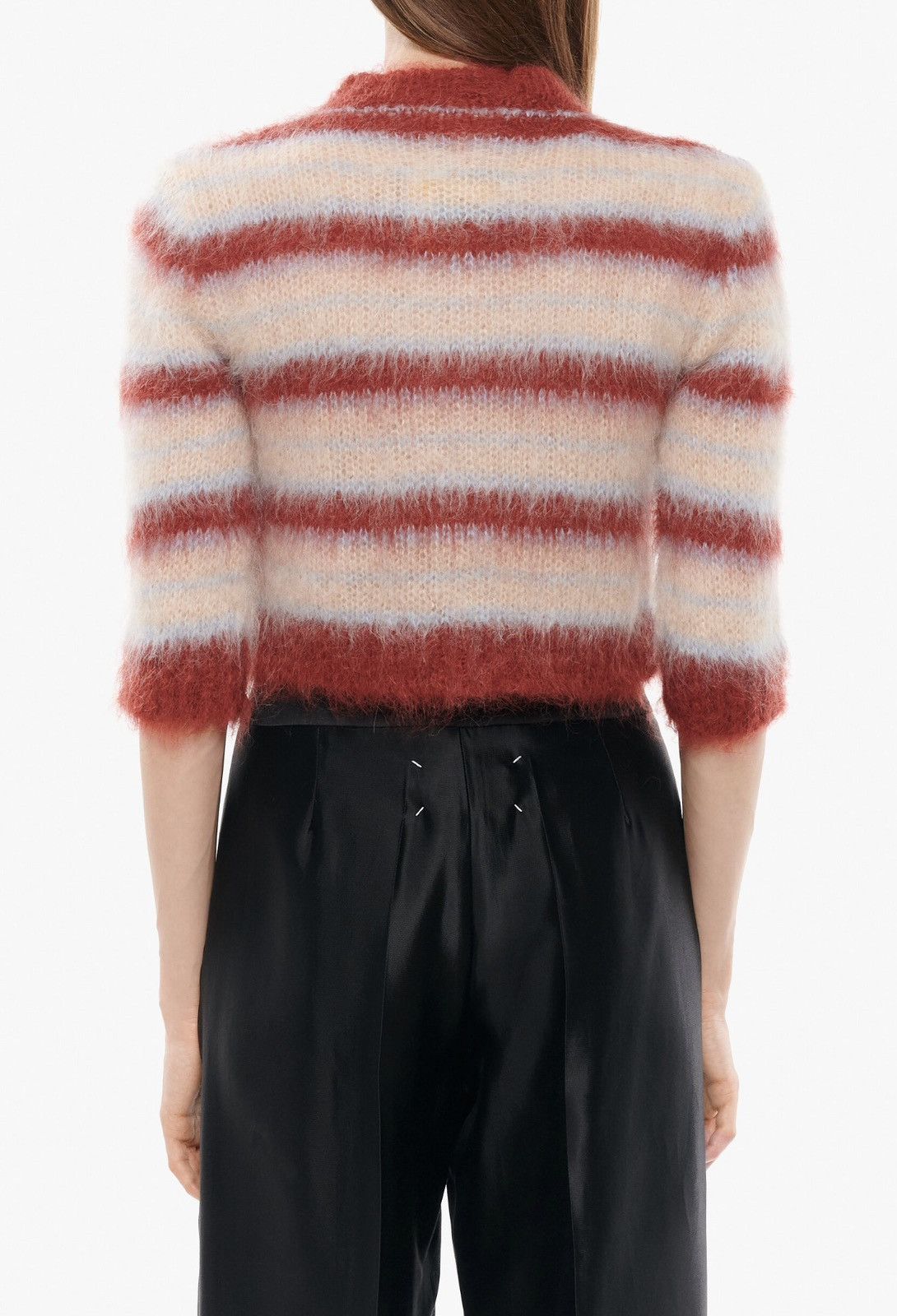 Marni Last Marni Striped Button-Up Mohair Blend Cardigan Size M / US 6-8 / IT 42-44 - 2 Thumbnail