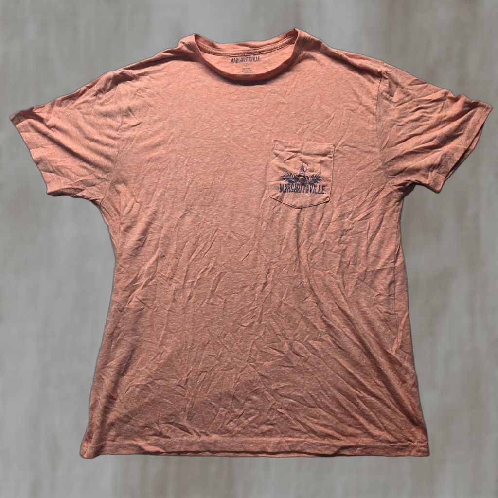 Vintage Margaritaville Shirt T-Shirt Men L Peach Pocket Grand Slam Fishing Tournament Adult Mens 90s Beach Fish Size US L / EU 52-54 / 3 - 1 Thumbnail
