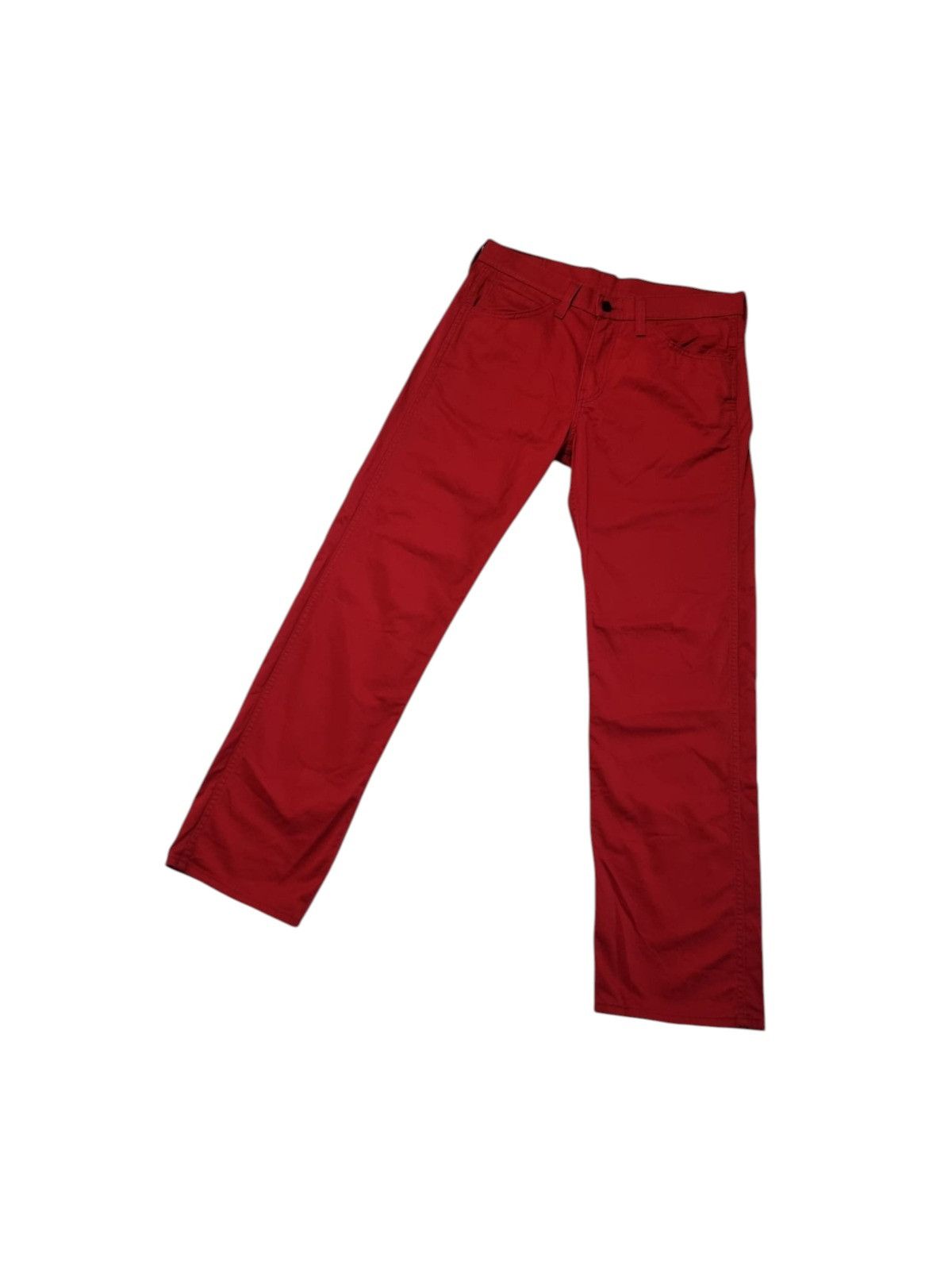 Levi's Levi's 569 red straight jeans 31x34 L mens womens Size US 32 / EU 48 - 2 Thumbnail