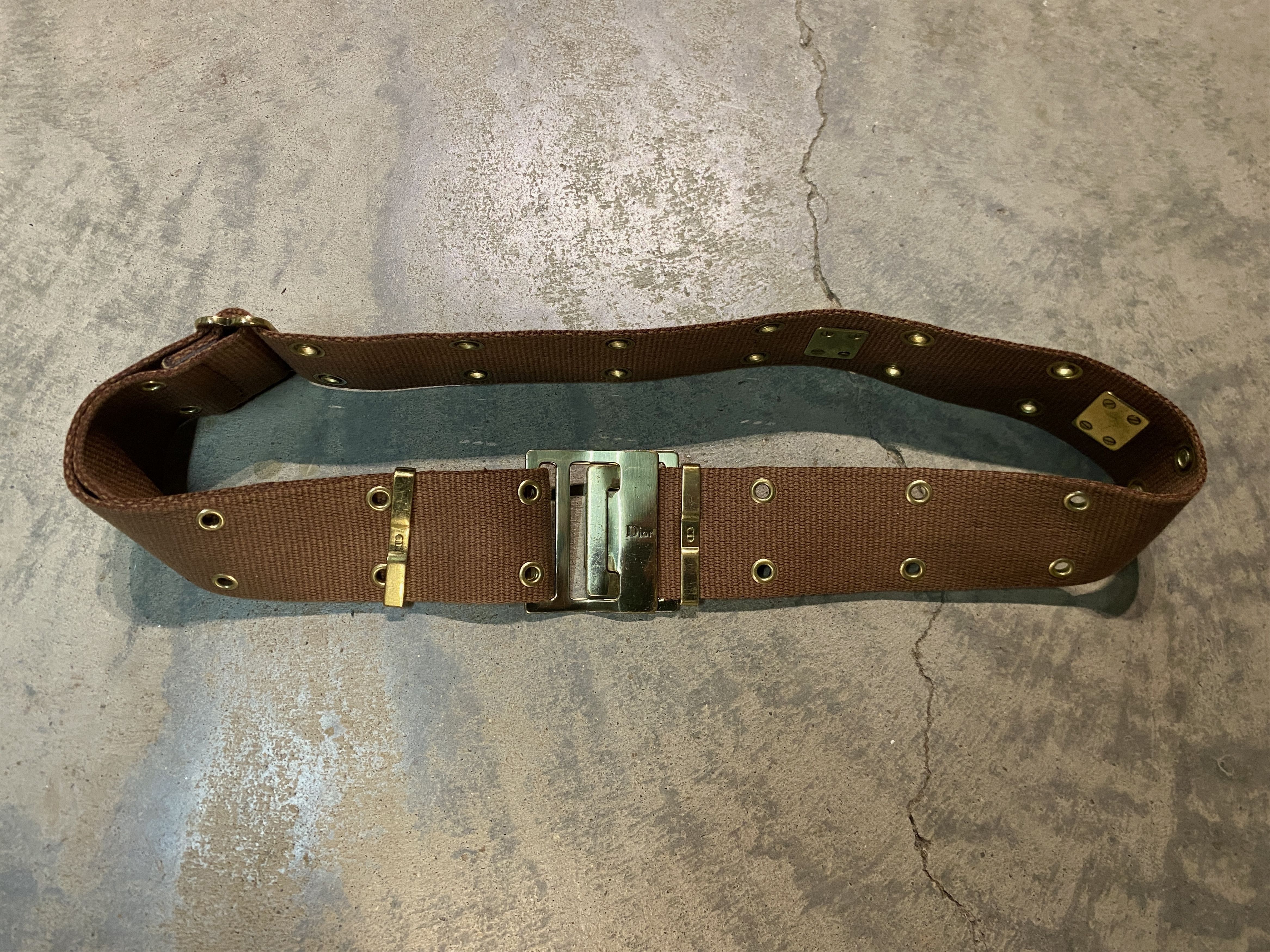 Dior Christian Dior SS02 “Street Chic” Canvas Black Cargo Belt Size ONE SIZE - 5 Thumbnail