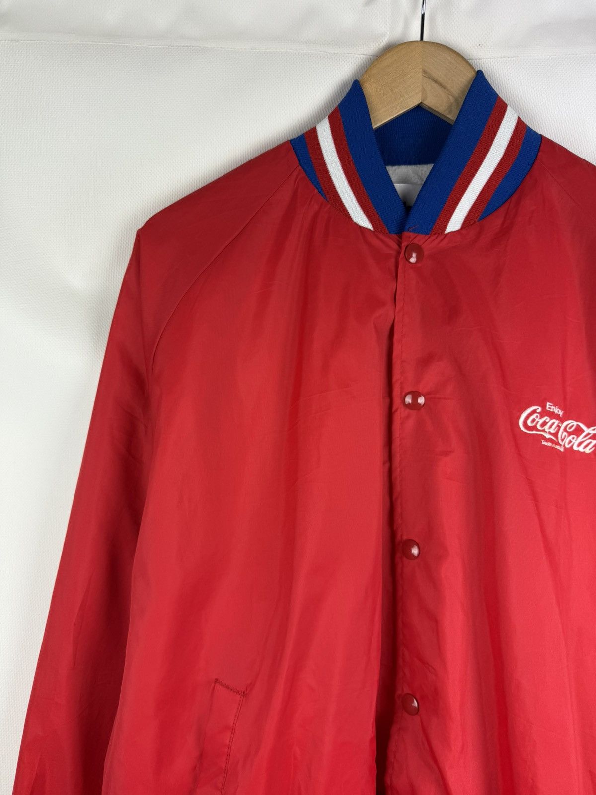 Coca Cola × Vintage DVB Enjoy Coca Cola Vintage Nylon Bomber Jacket Size XL USA Size US XL / EU 56 / 4 - 4 Thumbnail