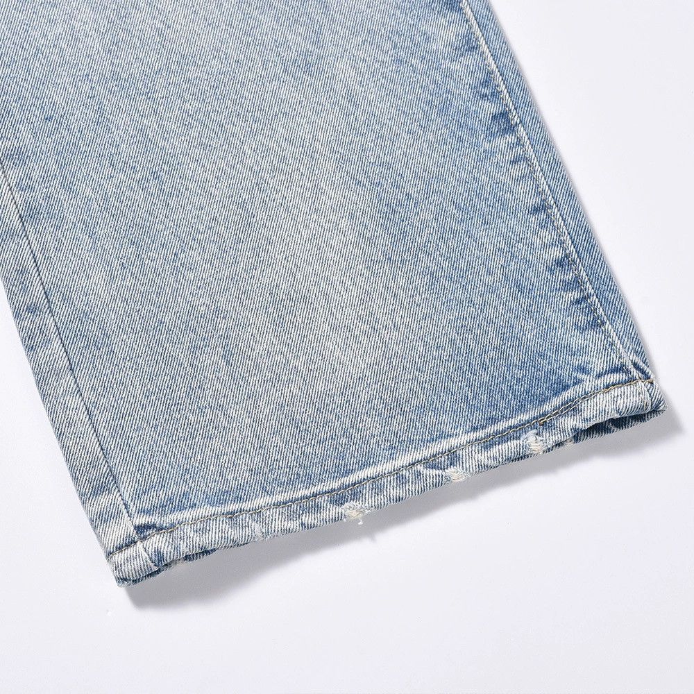 Vintage Men's street wide-leg loose washed straight jeans Size US 32 / EU 48 - 5 Thumbnail