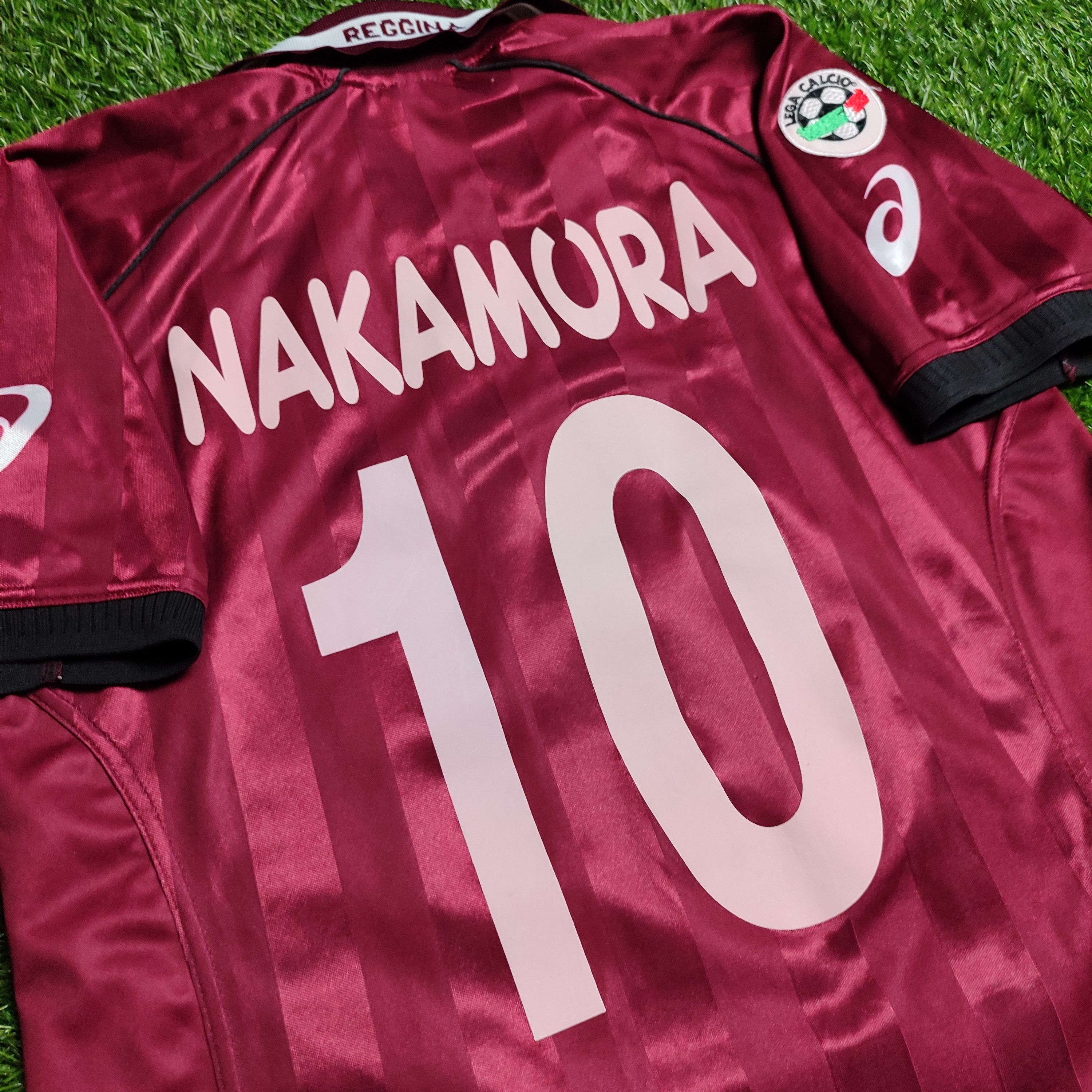 Asics Reggina Home 2002-03 Nakamura #10 Soccer Jersey Size US M / EU 48-50 / 2 - 5 Thumbnail
