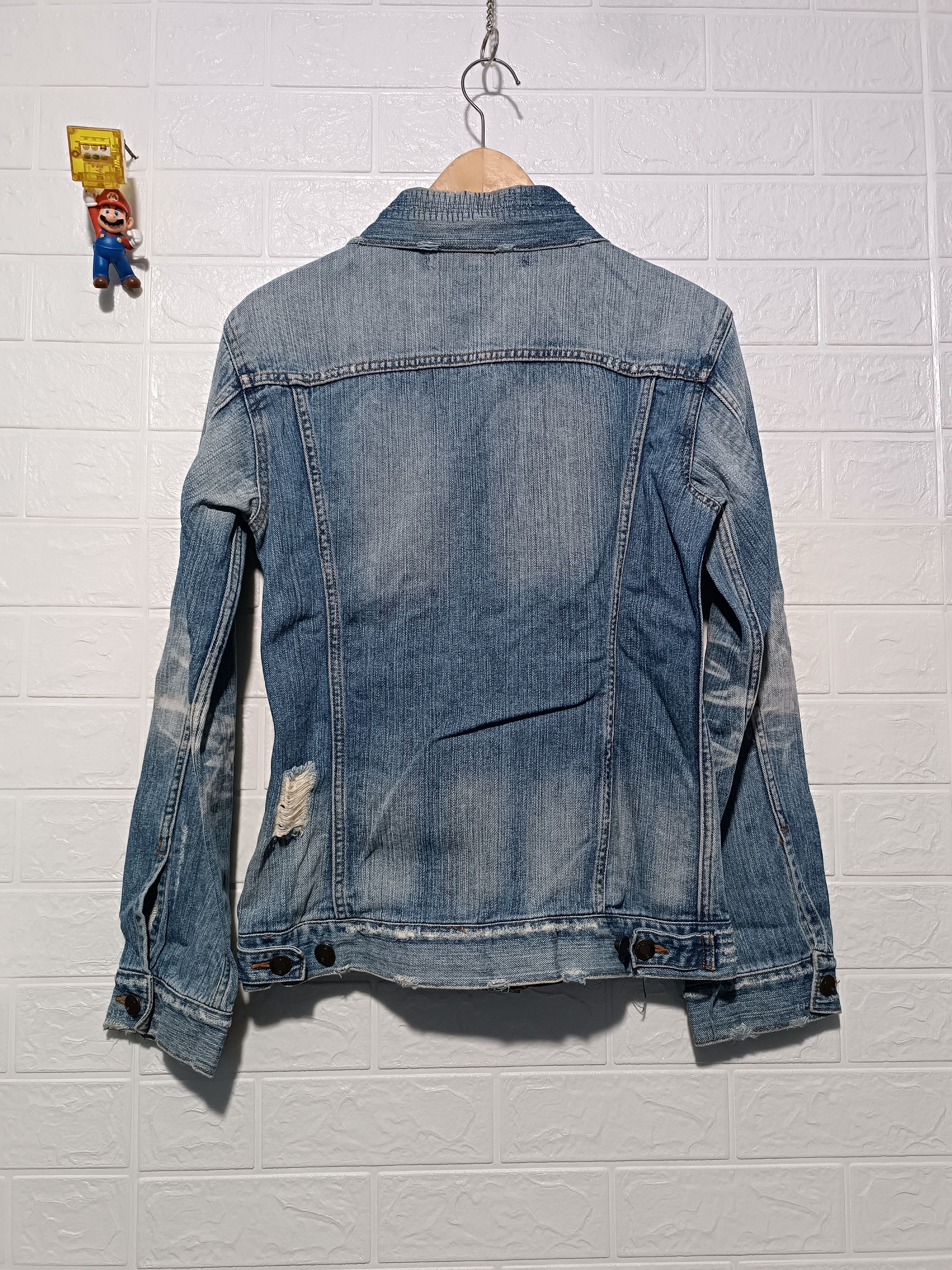 Japanese Brand Japanese Ripped Denim Jacket If Six Was Nine Style Size US M / EU 48-50 / 2 - 11 Thumbnail
