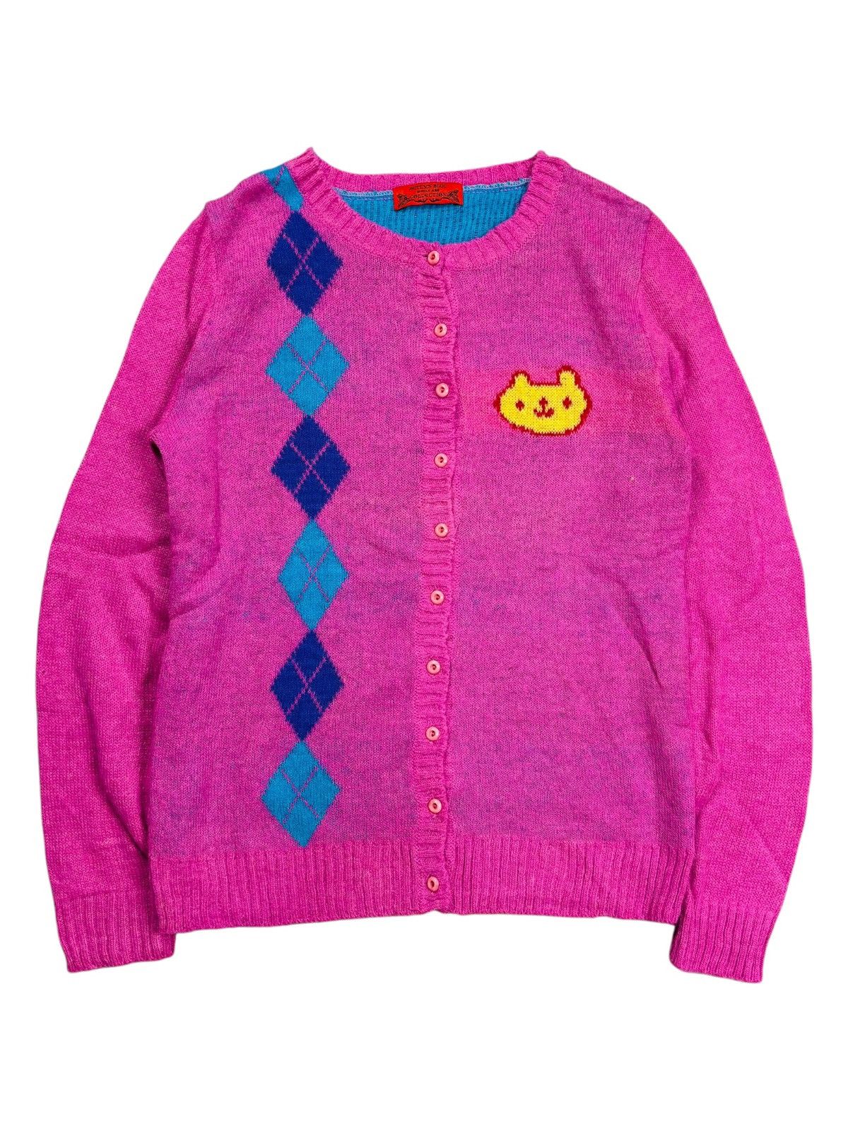Hysteric Glamour 2000s Bettys Blue - Mascots Knitted Cardigan Size US M / EU 48-50 / 2 - 2 Thumbnail