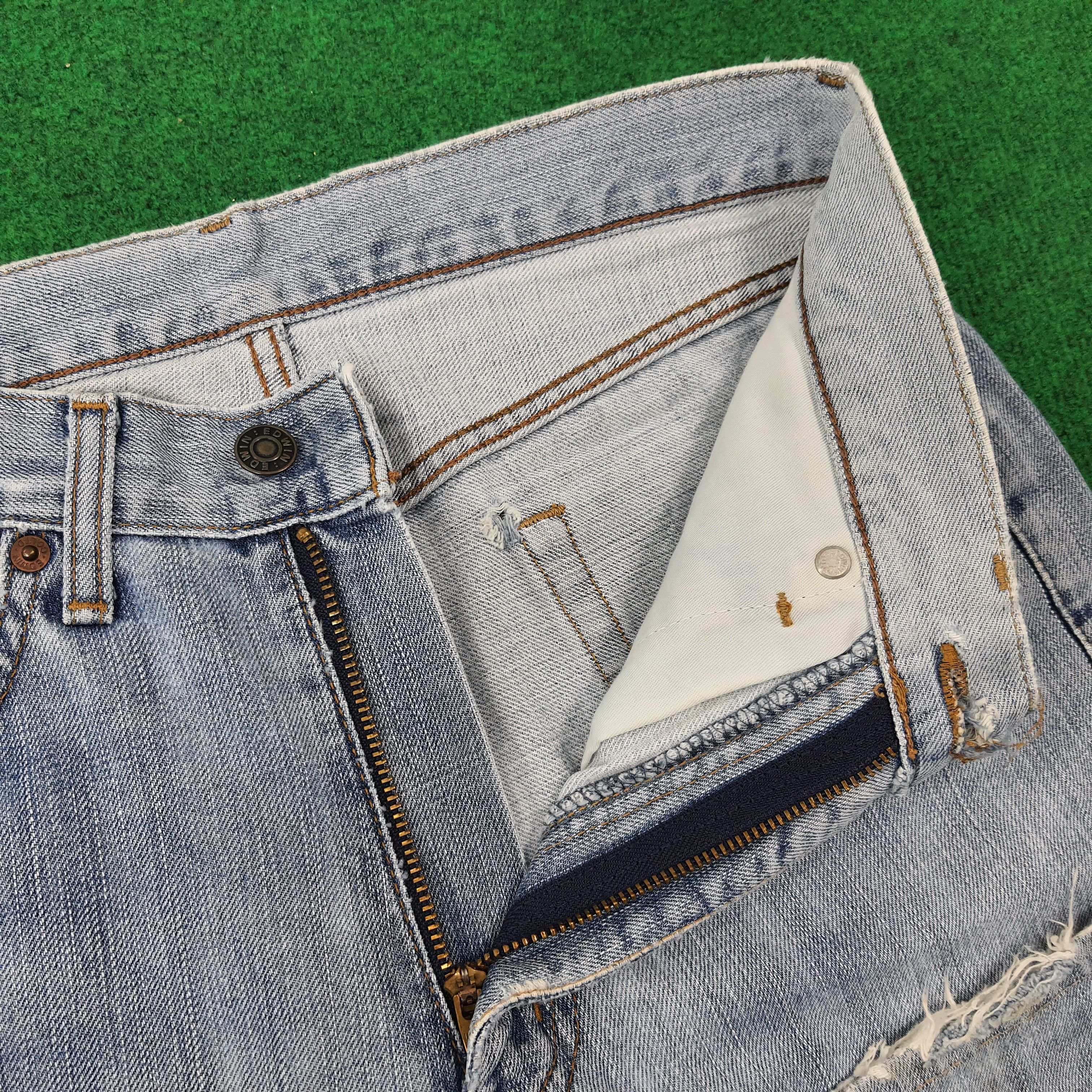 Edwin Vintage Edwin 503 Distressed Style Denim C272N24 Size US 29 - 9 Thumbnail
