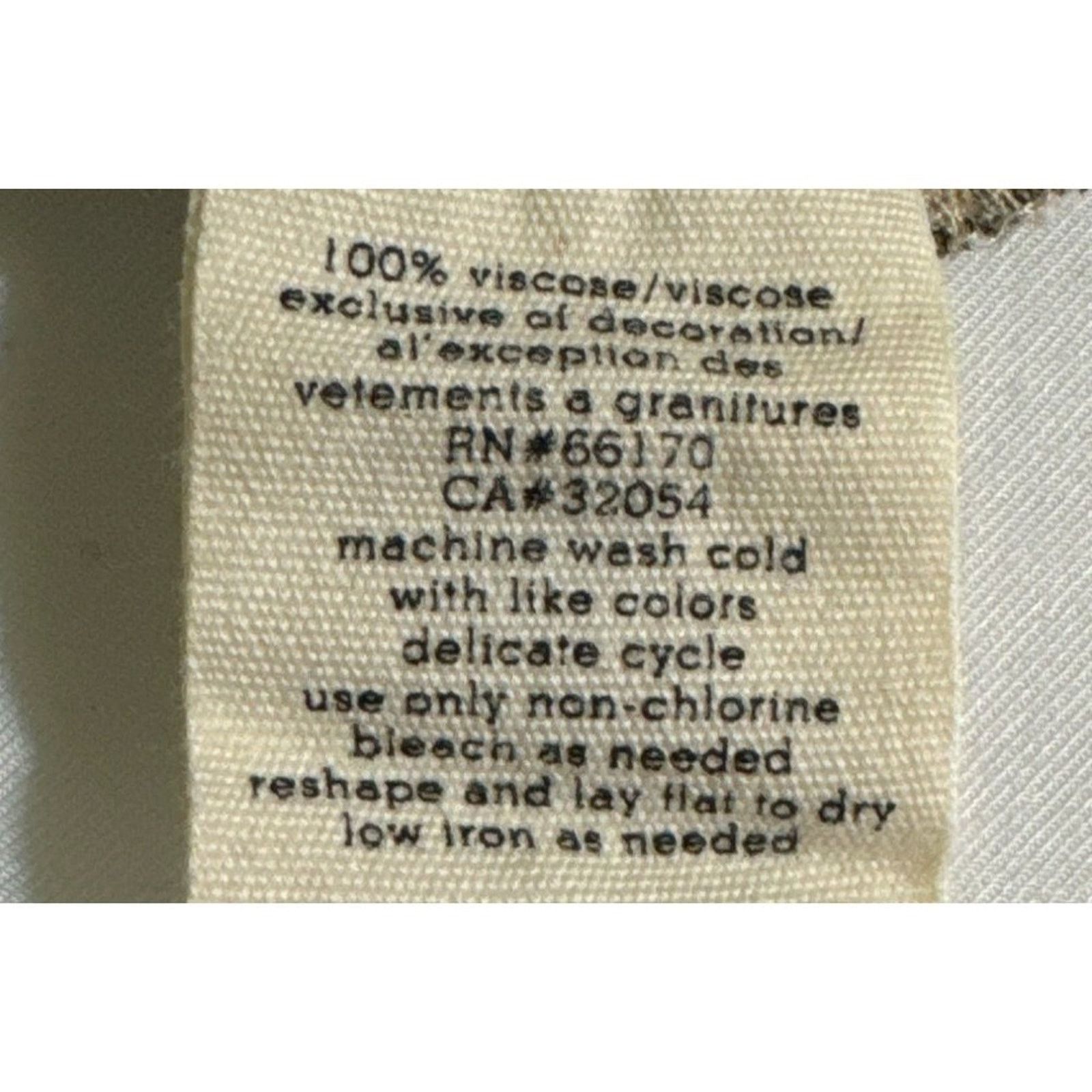 Other Silence & Noise Tiered Lace Tank Top Beige Black XS Size XS / US 0-2 / IT 36-38 - 5 Thumbnail