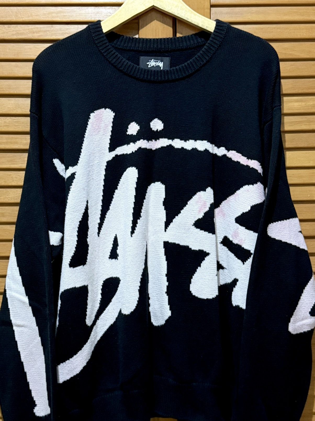 Stussy Stussy Stock Sweater Black Size US L / EU 52-54 / 3 - 2 Thumbnail
