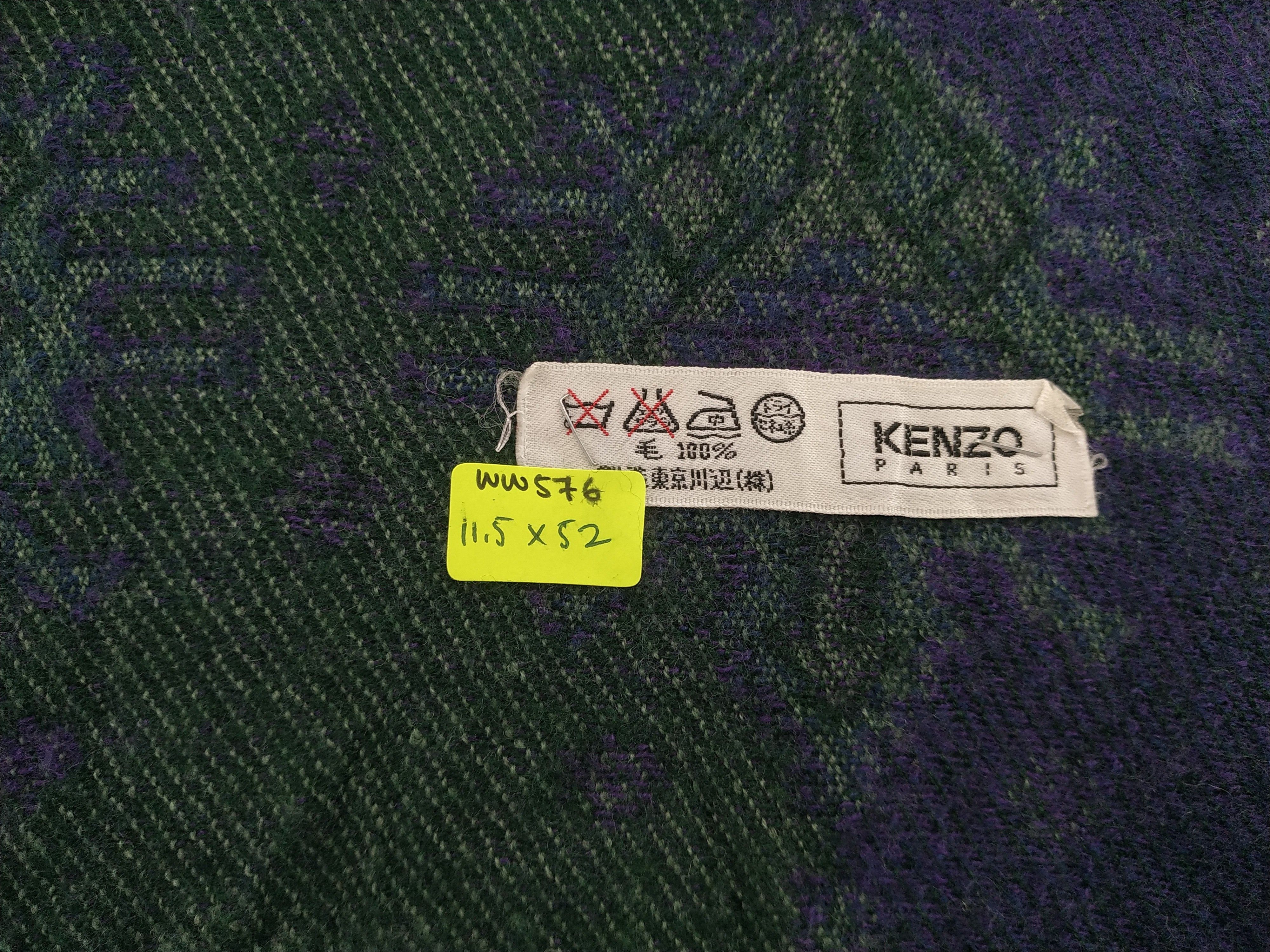 Kenzo × Vintage Kenzo Scarf / Muffler / Neckwear - WW576 Size ONE SIZE - 7 Thumbnail