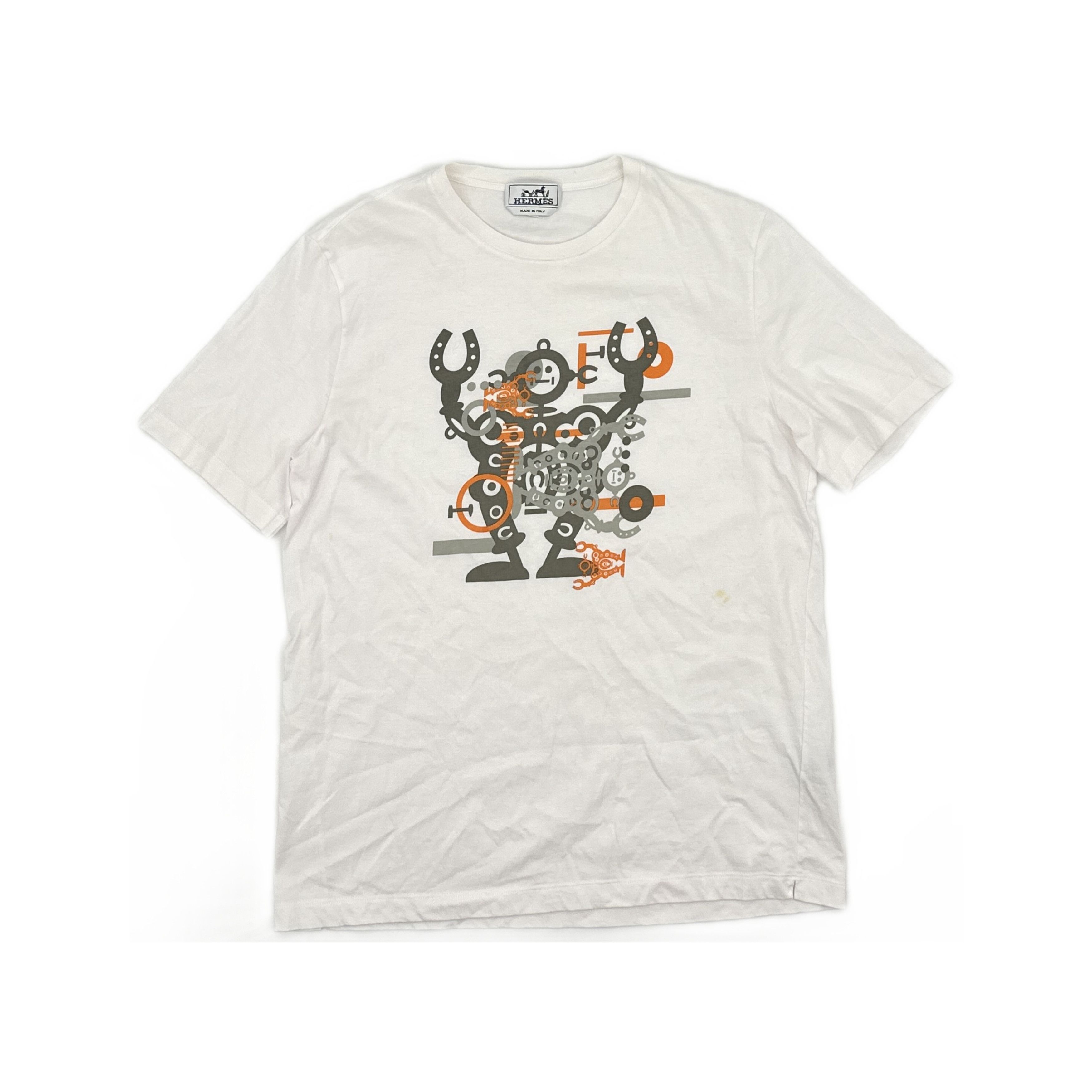 Hermes Hermes Robot Graphic T-Shirt Size M Size US M / EU 48-50 / 2 - 1 Thumbnail
