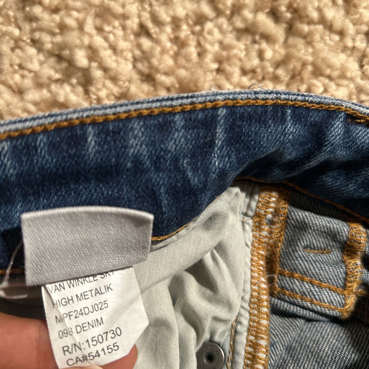 Ksubi Ksubi Van Wrinkle Jeans ‘Sky High Metallic Size US 31 - 5 Thumbnail