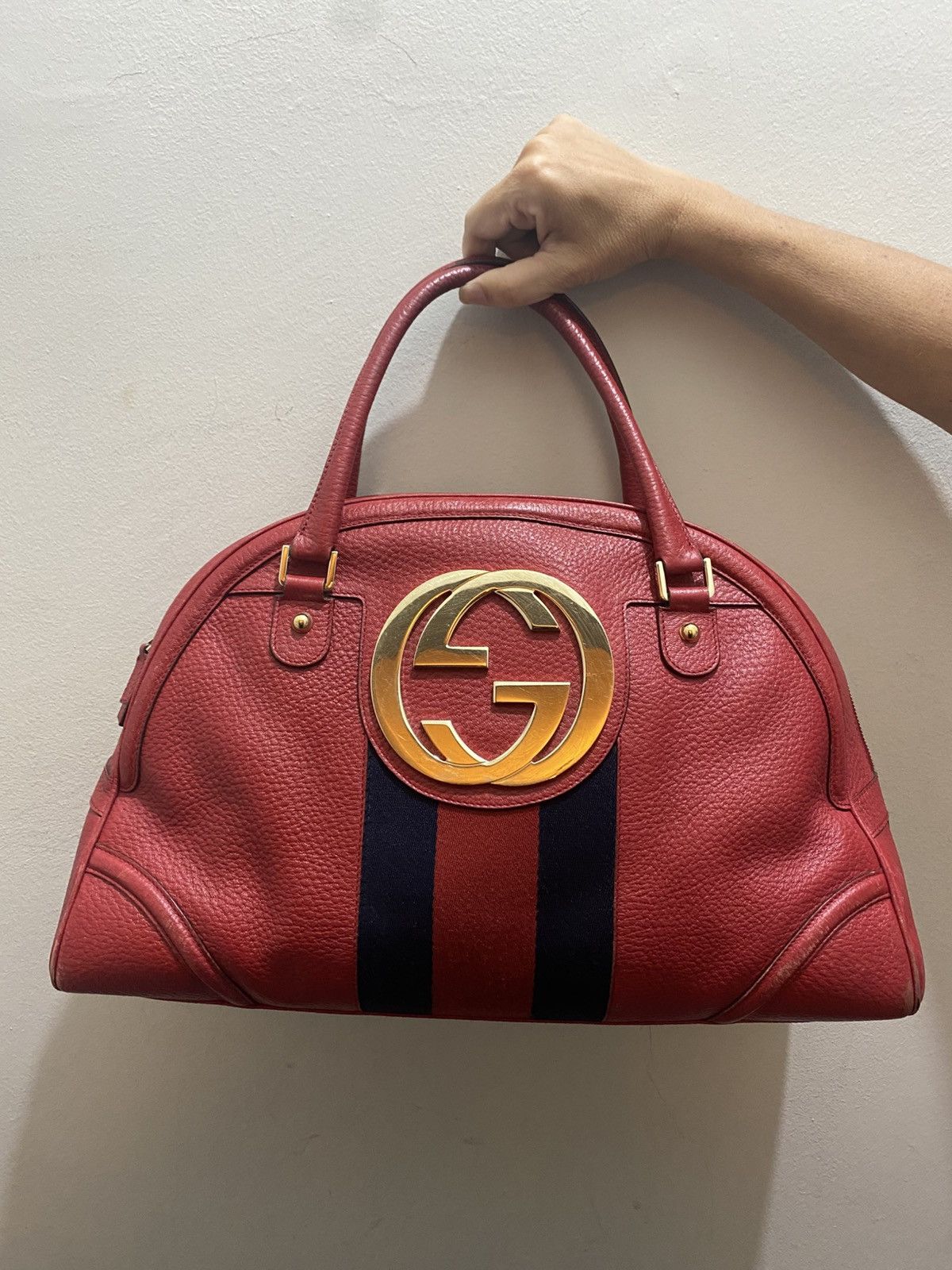 GUCCI LEATHER HANDBAG