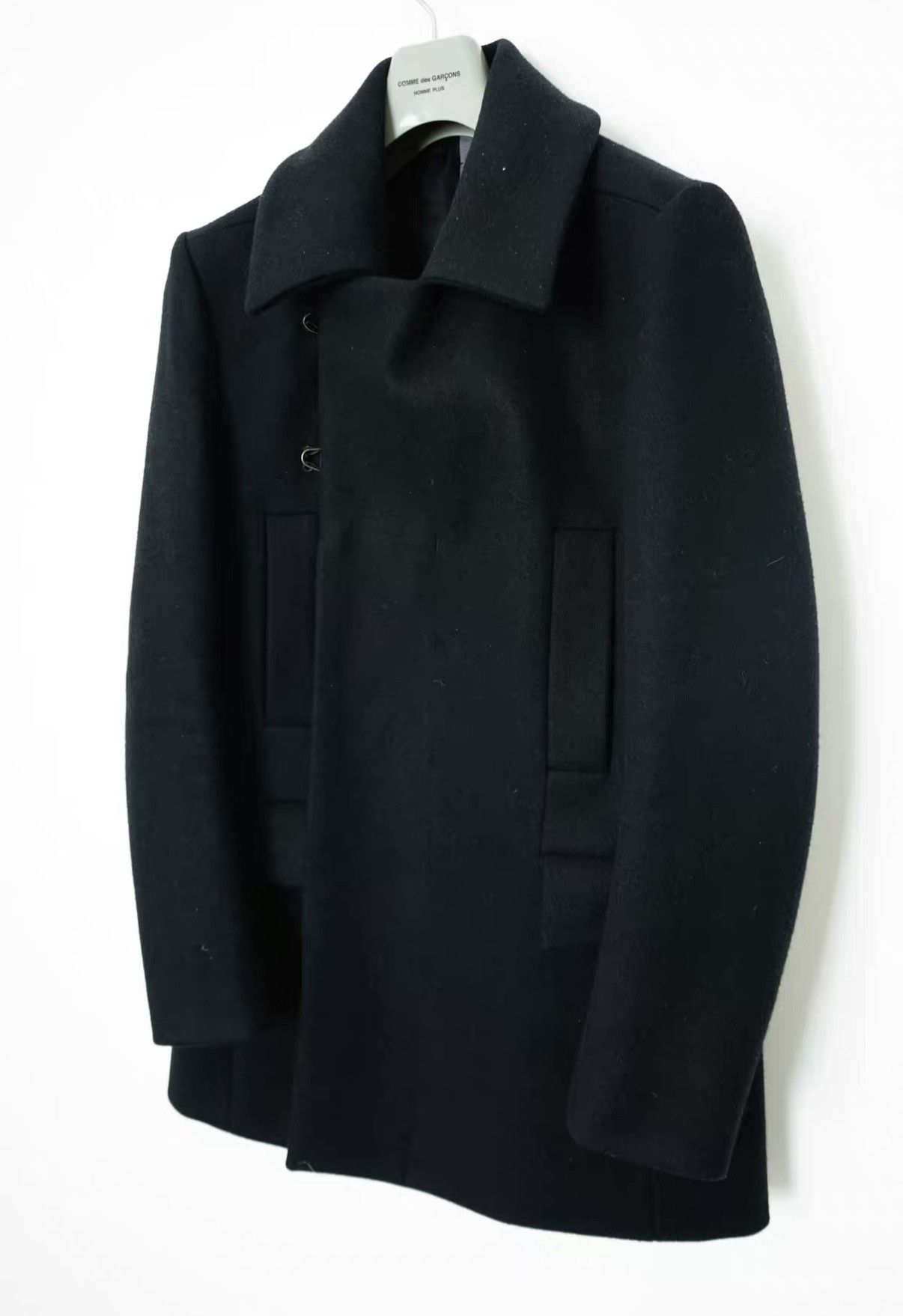 Kazuyuki Kumagai Attachment Kazuyuki Fall/Winter Wool Structured Mid-Length Coat Size US S / EU 44-46 / 1 - 6 Thumbnail