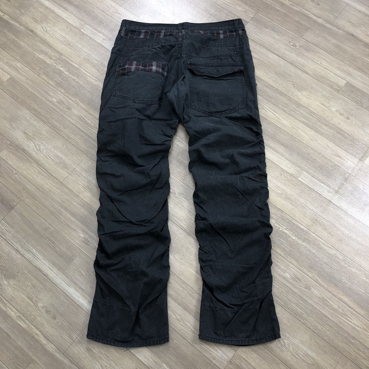 If Six Was Nine × Japanese Brand × Le Grande Bleu (L.G.B.) 🇯🇵 Japanese Double Waist Multi Zip Goa Gothic Style Pants Size US 35 - 16 Thumbnail