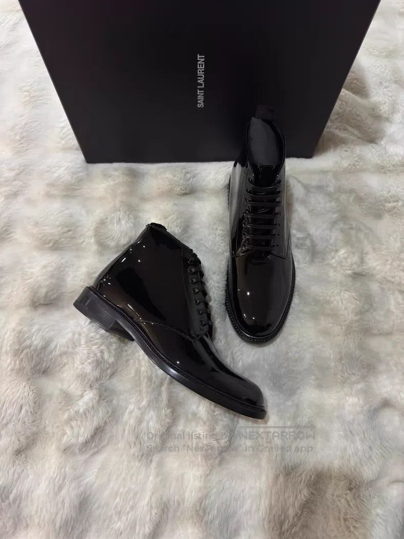 Saint Laurent Paris Saint Laurent Paris Men's Lace-up Boots Size US 7 / EU 40 - 1 Thumbnail