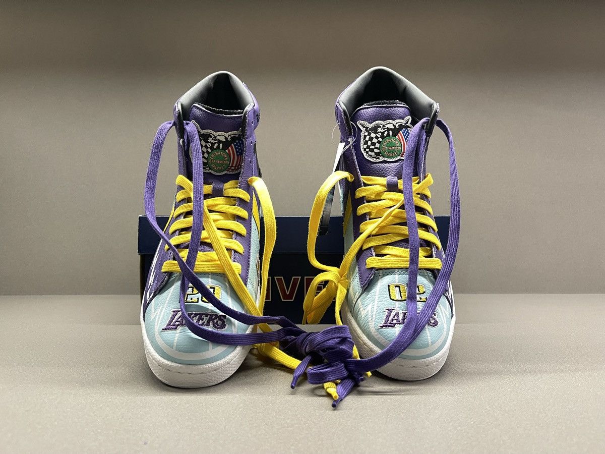 Converse Converse X Chinatown Market Pro Leather Hi Lakers Size US 9.5 / EU 42-43 - 5 Thumbnail