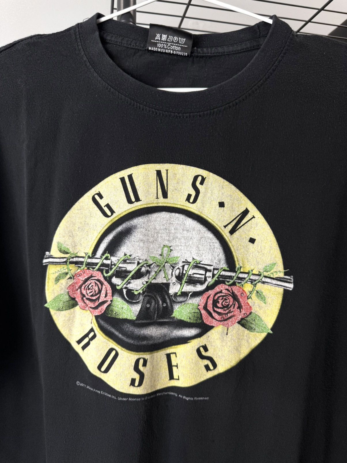 Guns N' Roses Vintage 2011 Guns N Roses Band Rock Tour T Shirt Size US XL / EU 56 / 4 - 2 Thumbnail