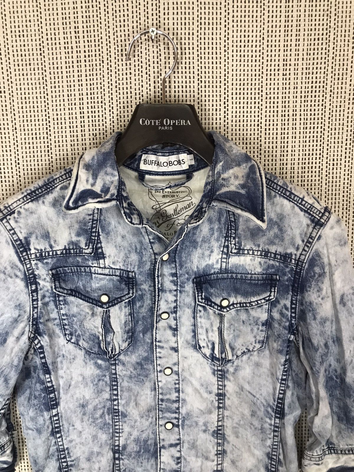 BUFFALO BOBS × If Six Was Nine × Seditionaries ‼️BUFFALO BOBS SHIRT BUTTON UPS ACID WASH RARE PATTERN‼️ Size M / US 6-8 / IT 42-44 - 4 Thumbnail