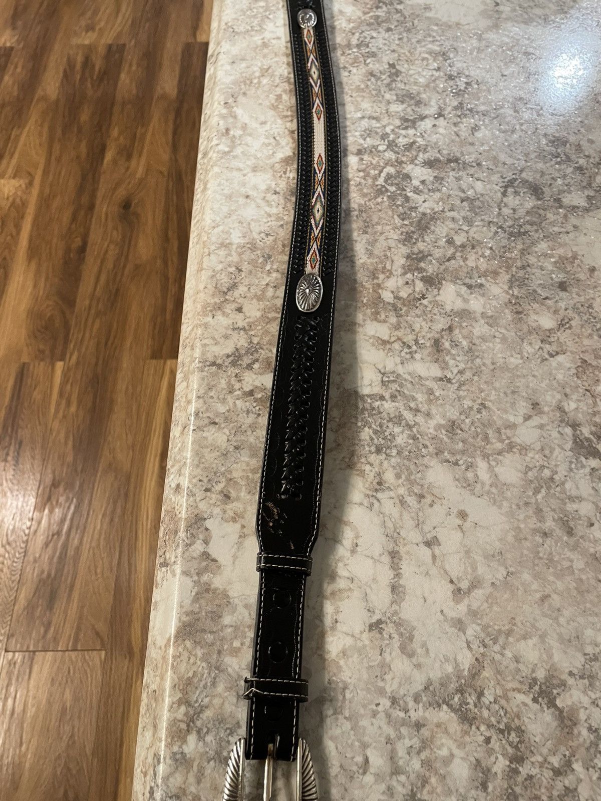 Other Leather belt Size ONE SIZE - 4 Thumbnail