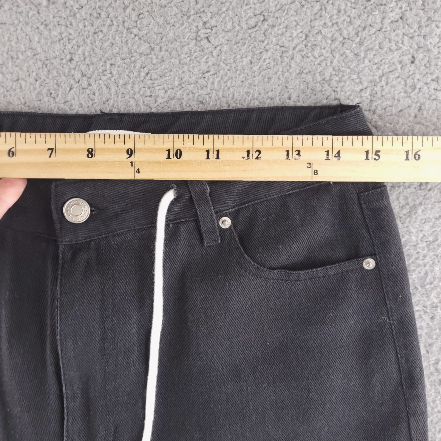 Pacsun Pacsun Pants Mens Small 28 Denim Jogger Black Distressed Ripped Jean Size US 29 - 6 Thumbnail