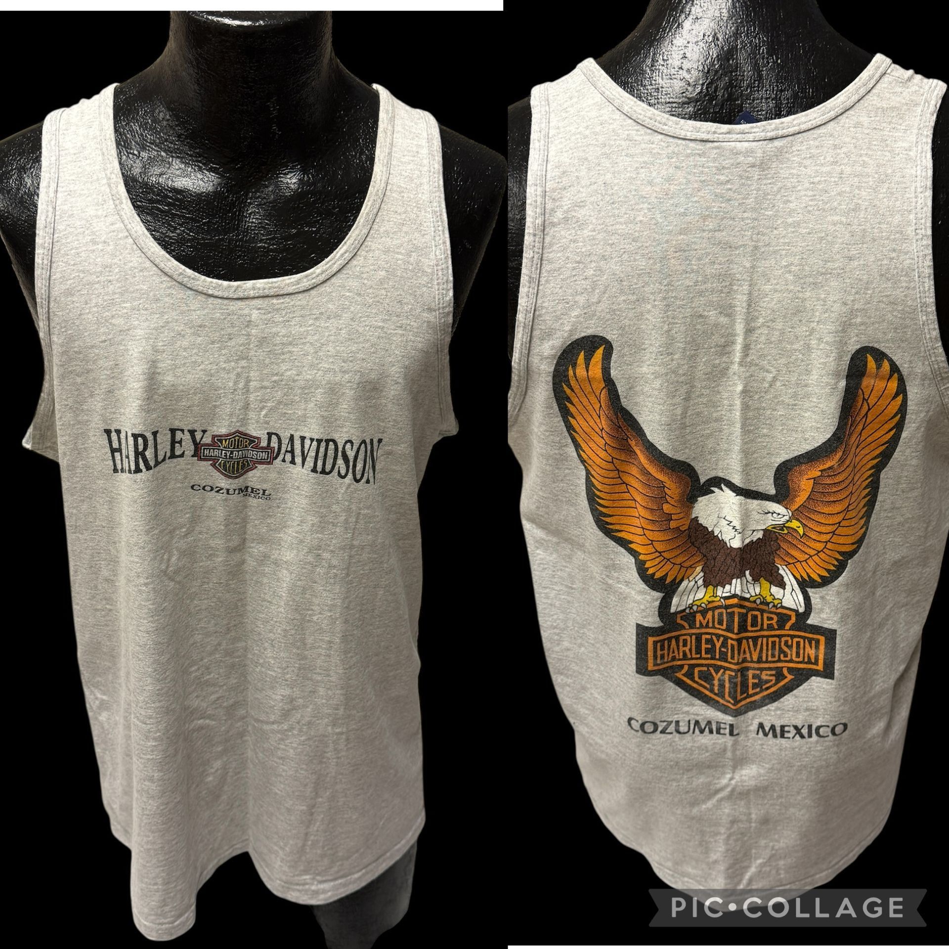 Other 90's Harley Davidson Motorcycle SOARING EAGLE Biker Tank Top Size US XXL / EU 58 / 5 - 1 Thumbnail