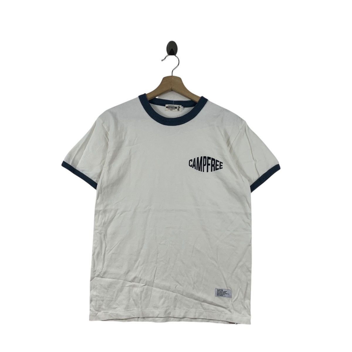 CAMPFREE JAPAN CBST JT Minimalist Design Ringer Tee Shirt