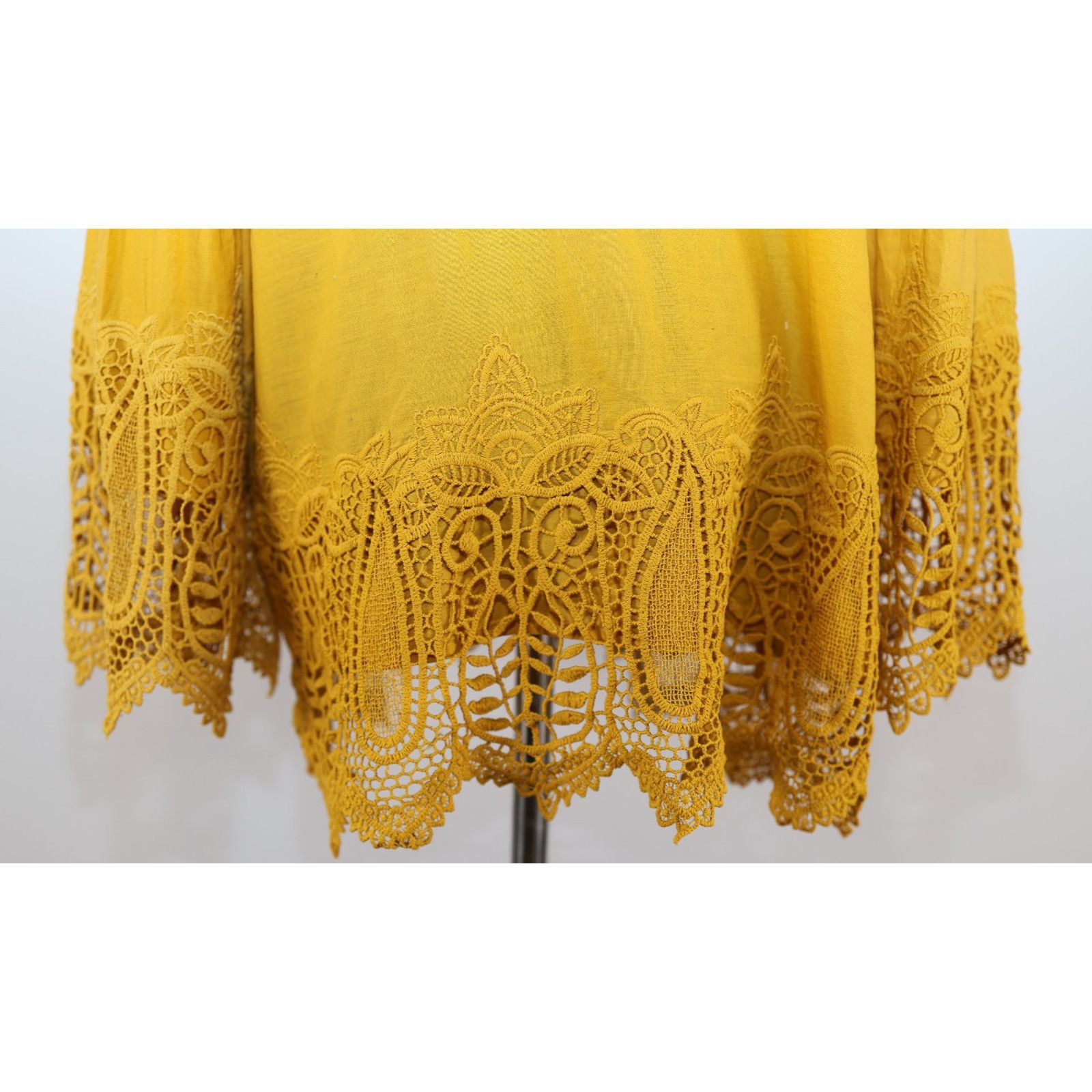 Chicos NWT CHICO'S Boho Embroidered Lace Bell Sleeve Blouse Size L Size XL / US 12-14 / IT 48-50 - 6 Thumbnail