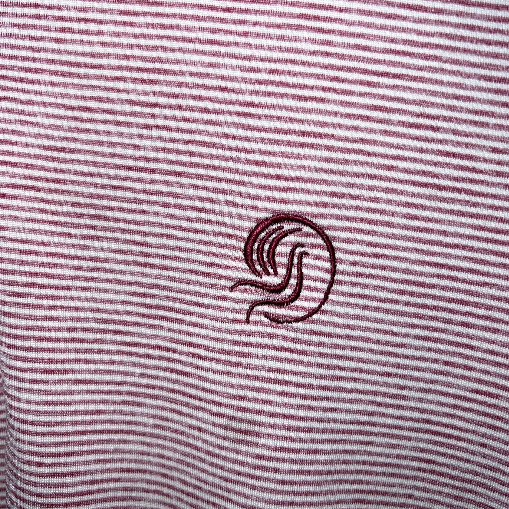 johnnie-O Johnnie-O Pink Striped Polo Shirt Mens M Size US M / EU 48-50 / 2 - 3 Thumbnail