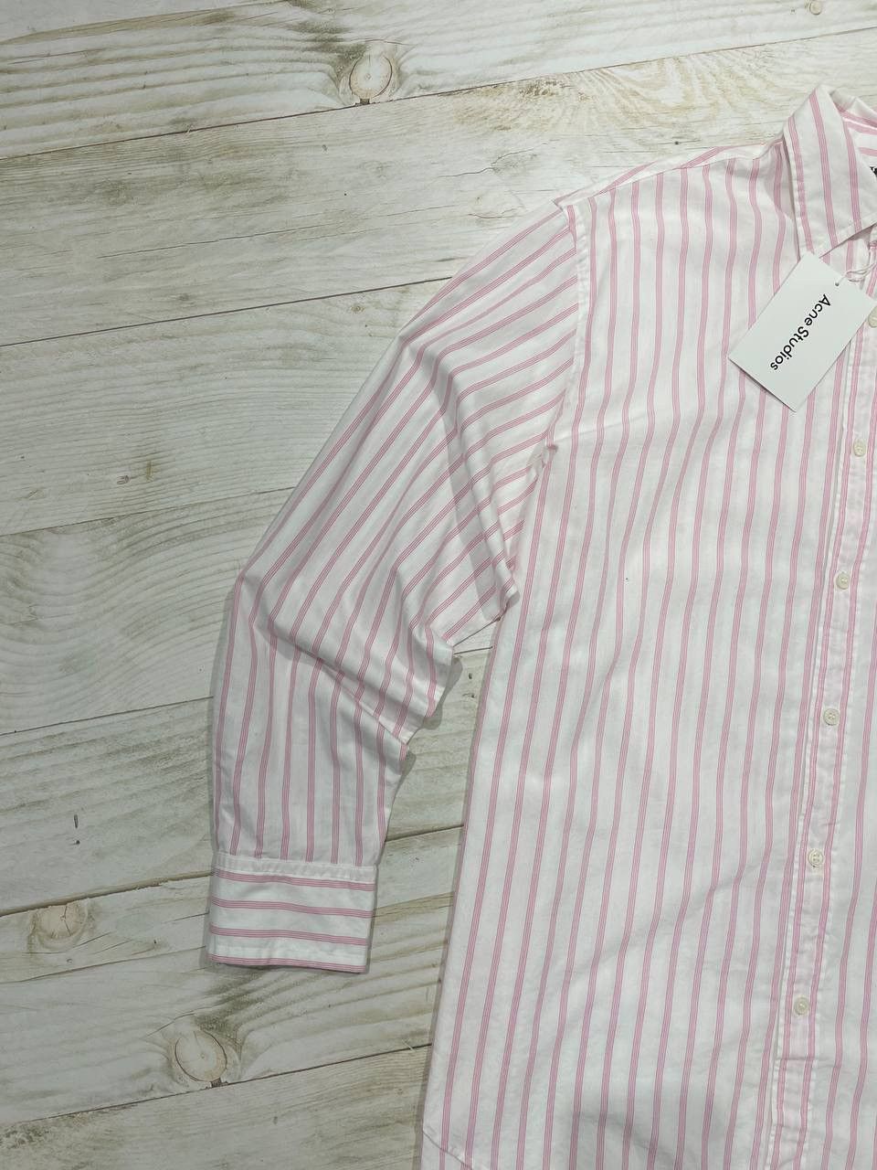 Acne Studios NEW Acne Studios Shirt Long Sleeve Button Up Striped Size US S / EU 44-46 / 1 - 4 Thumbnail