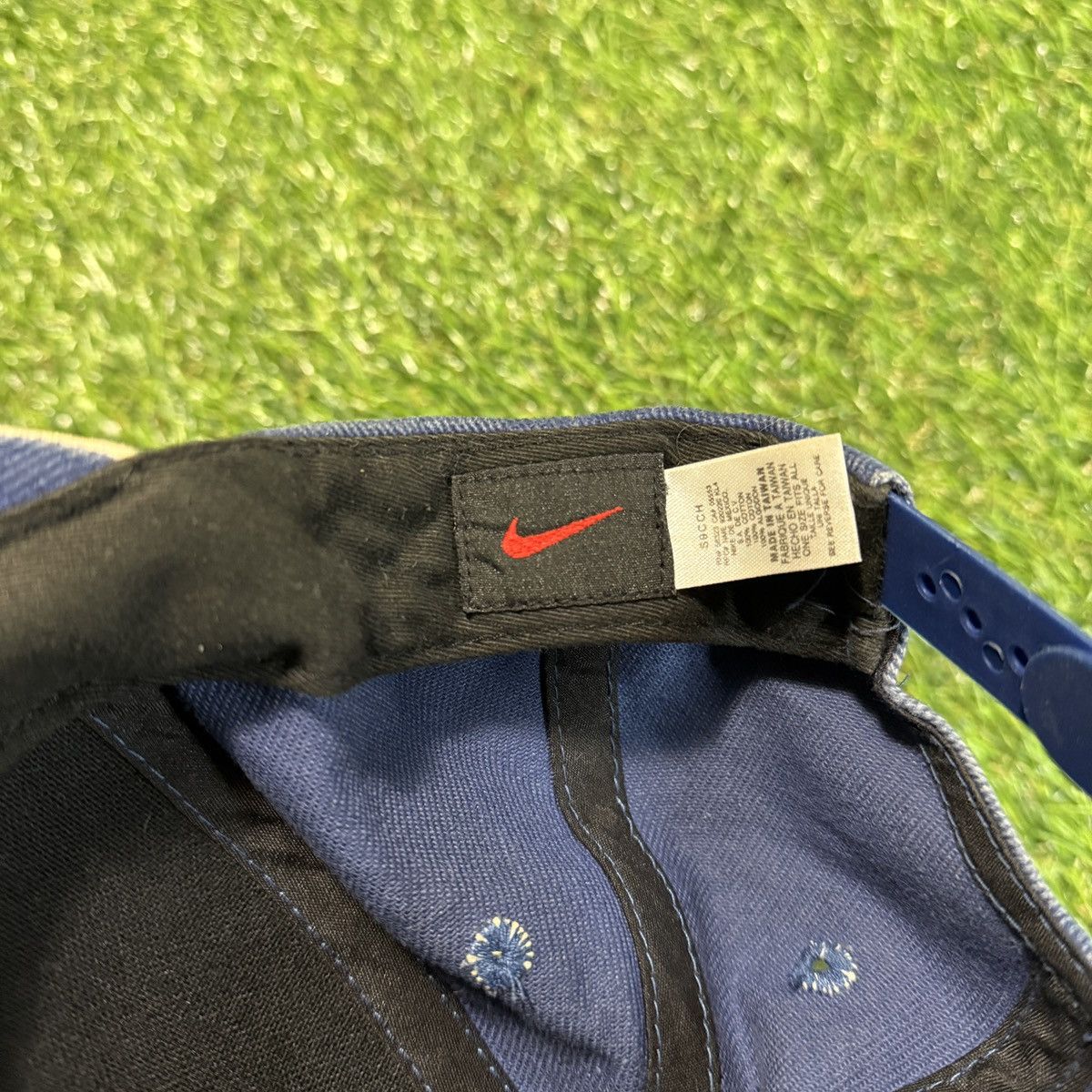 Nike Vintage Nike Denim Snapback Size ONE SIZE - 3 Thumbnail