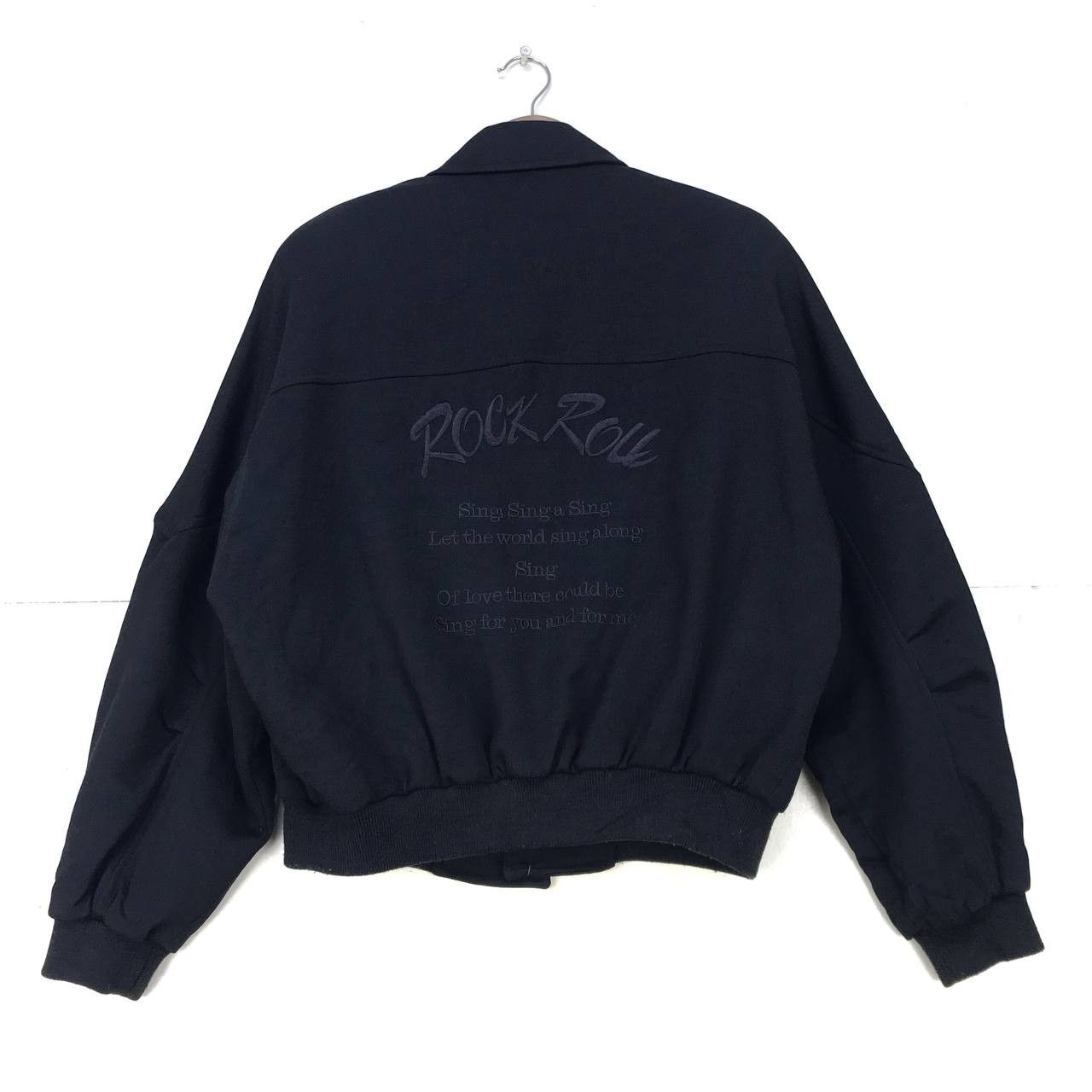 Apex × Japanese Brand AJ Apex Japan Rock Roll Sing Sing Sing Bomber Style Jacket Size US S / EU 44-46 / 1 - 3 Thumbnail