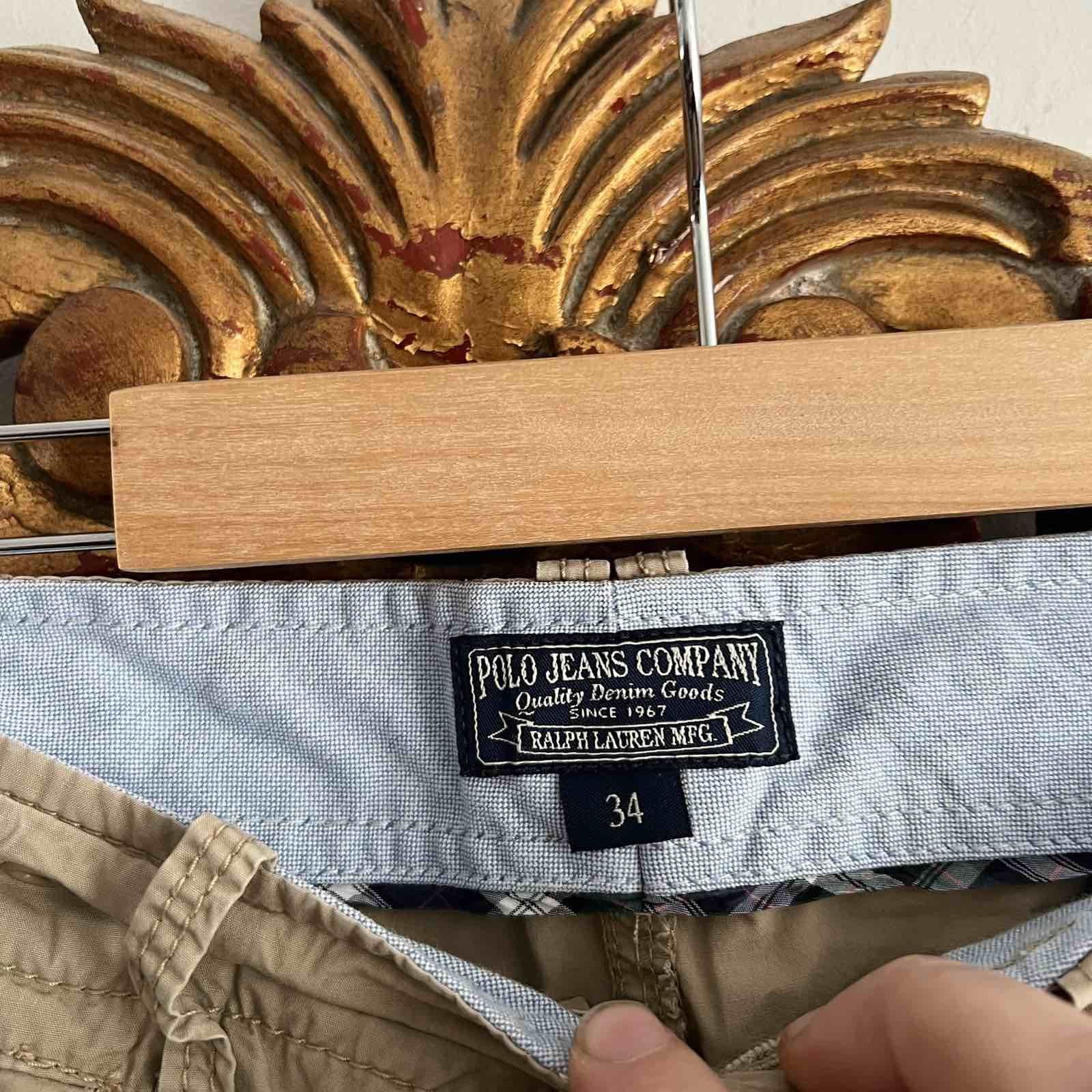 Polo Ralph Lauren VINTAGE Polo Ralph Lauren Shorts Mens 34 Army Cargo Twill Size US 34 / EU 50 - 4 Thumbnail
