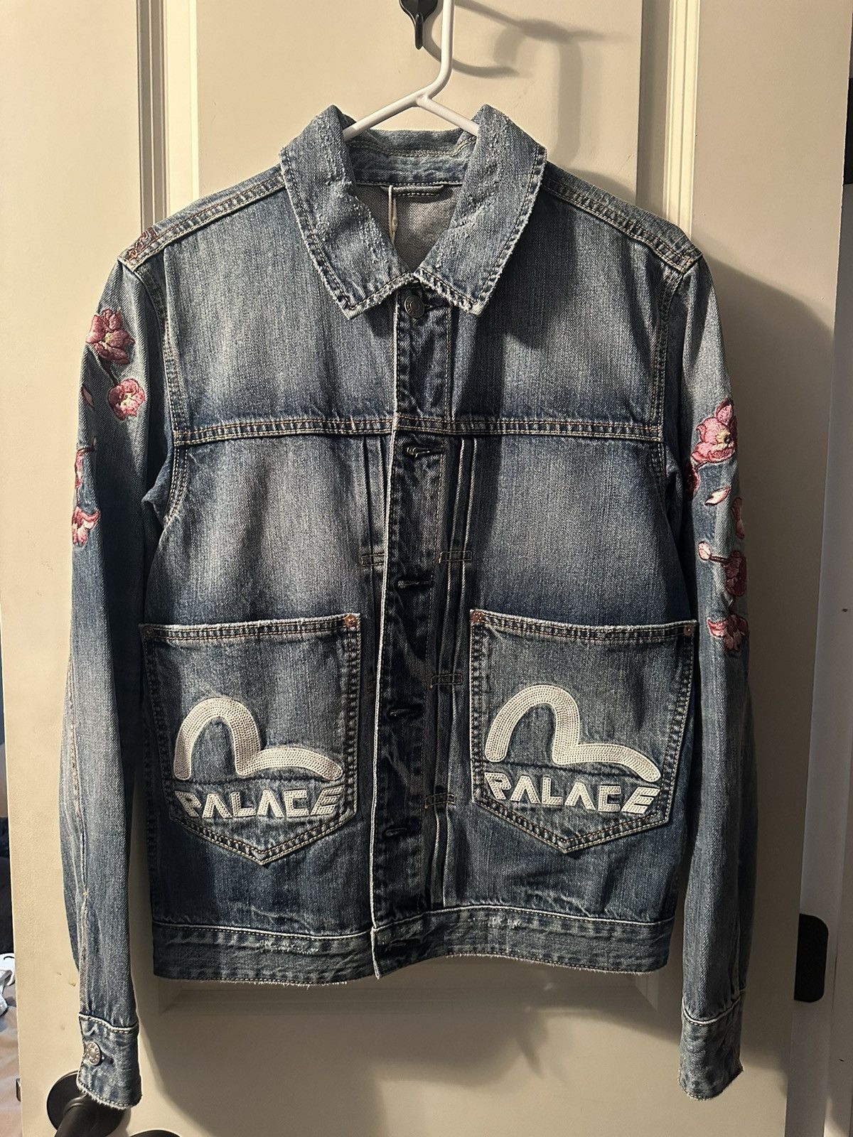 PALACE EVISU デニムジャケット Lサイズ PALACE EVISU デニムジャケット Lサイズ - メルカリ