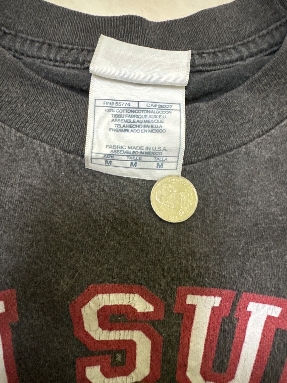 Vintage VINTAGE 2002 KURT ANGLE YOU SUCK OH, ITS TRUE FADED T-SHIRT Size US M / EU 48-50 / 2 - 12 Thumbnail