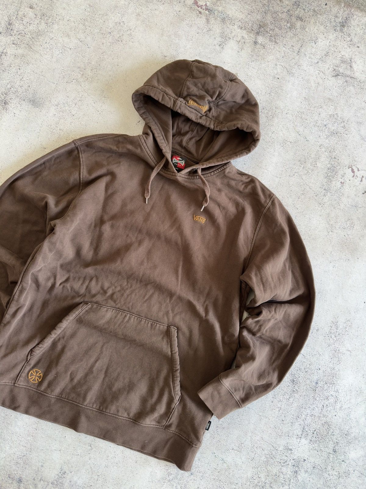 Vans Vans x Independent Cotton Brown Hoodie Size L Size US L / EU 52-54 / 3 - 3 Thumbnail