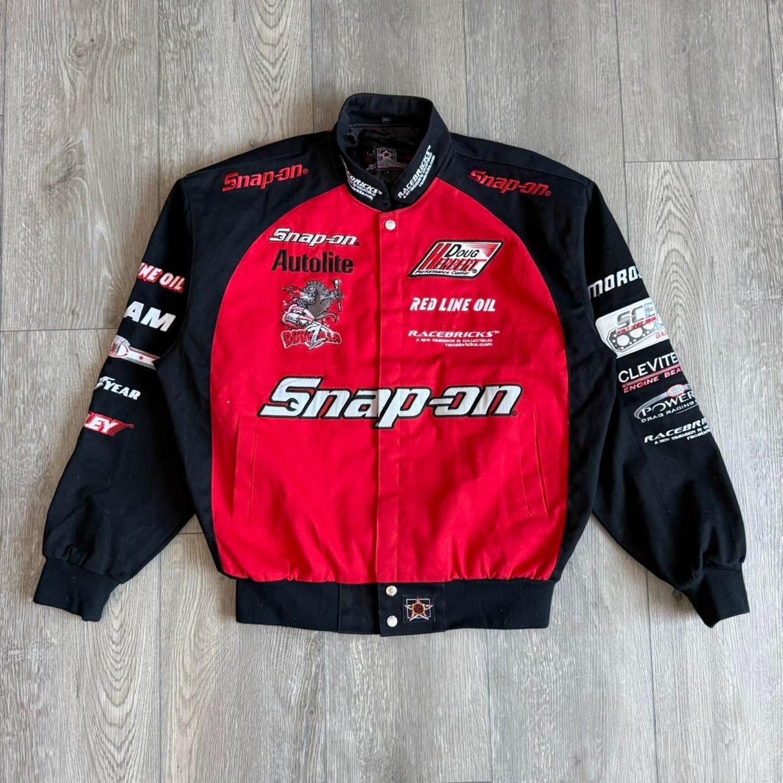 Other Vintage 90s jeff hamilton racing jacket Size US L / EU 52-54 / 3 - 1 Thumbnail