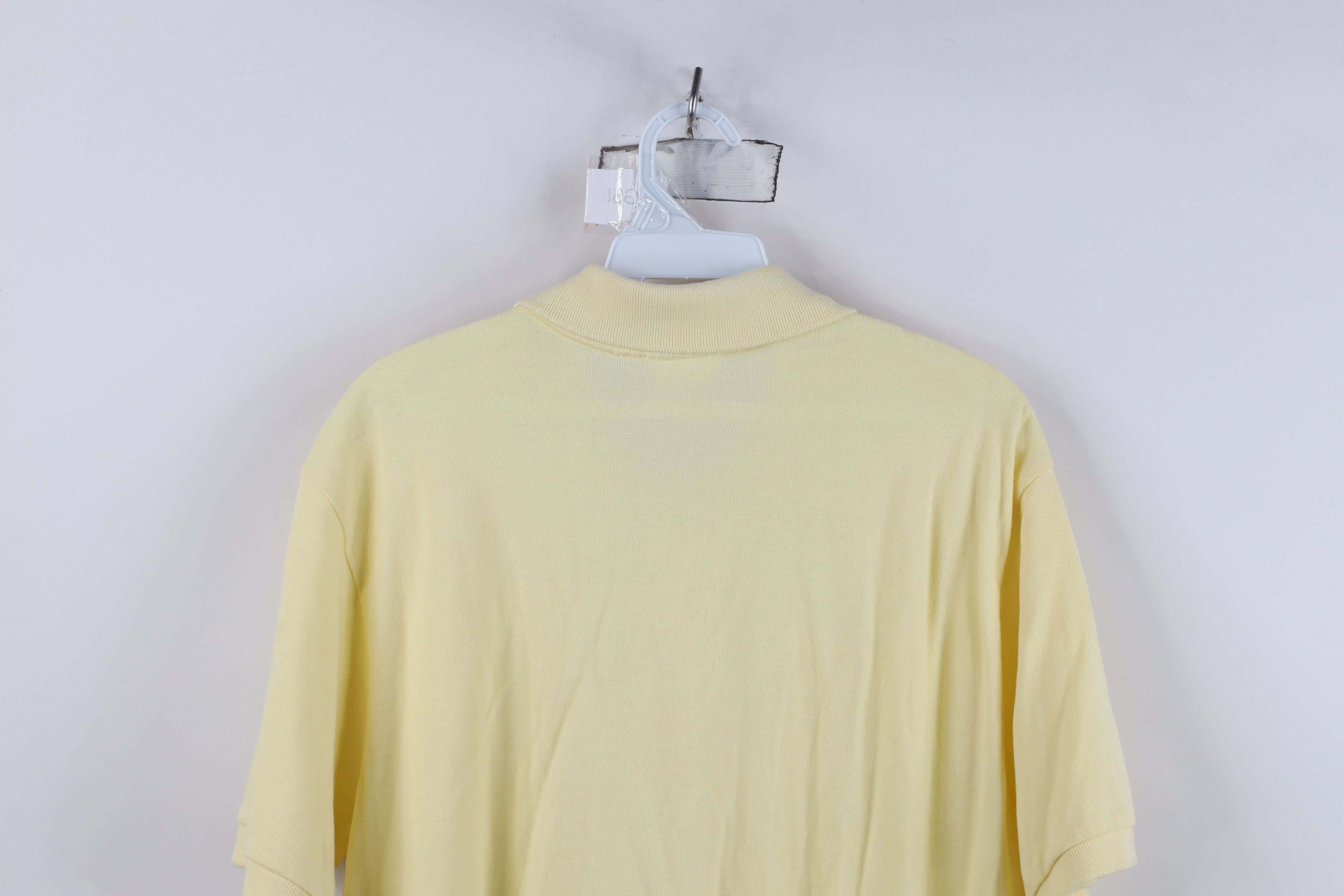 Lacoste Vintage Lacoste Faded Croc Logo Pique Cotton Golf Polo Shirt Size US XL / EU 56 / 4 - 12 Thumbnail