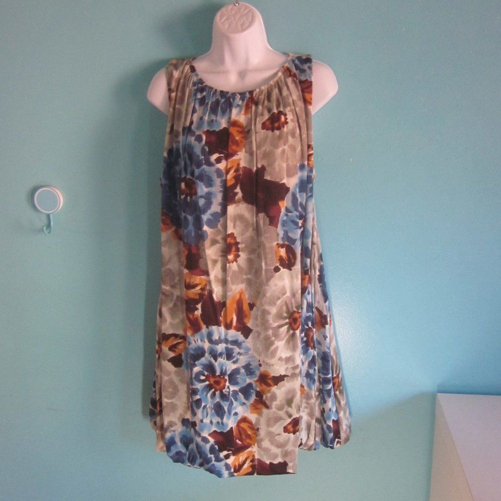 Walter Steiger Walter Silk A-Line Mini Floral Summer Dress 10 Size M / US 6-8 / IT 42-44 - 1 Thumbnail