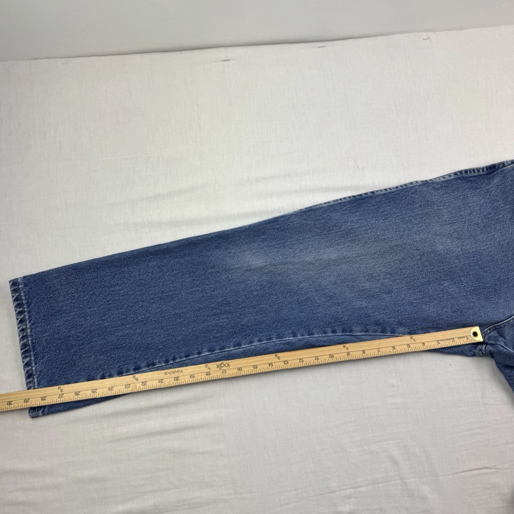 Dickies Dickies Jeans Adult 34x29 Regular Fit Straight Leg Workwear Denim Pants Blue Cotton Denim USA Grunge 90s Mens Size US 34 / EU 50 - 7 Thumbnail