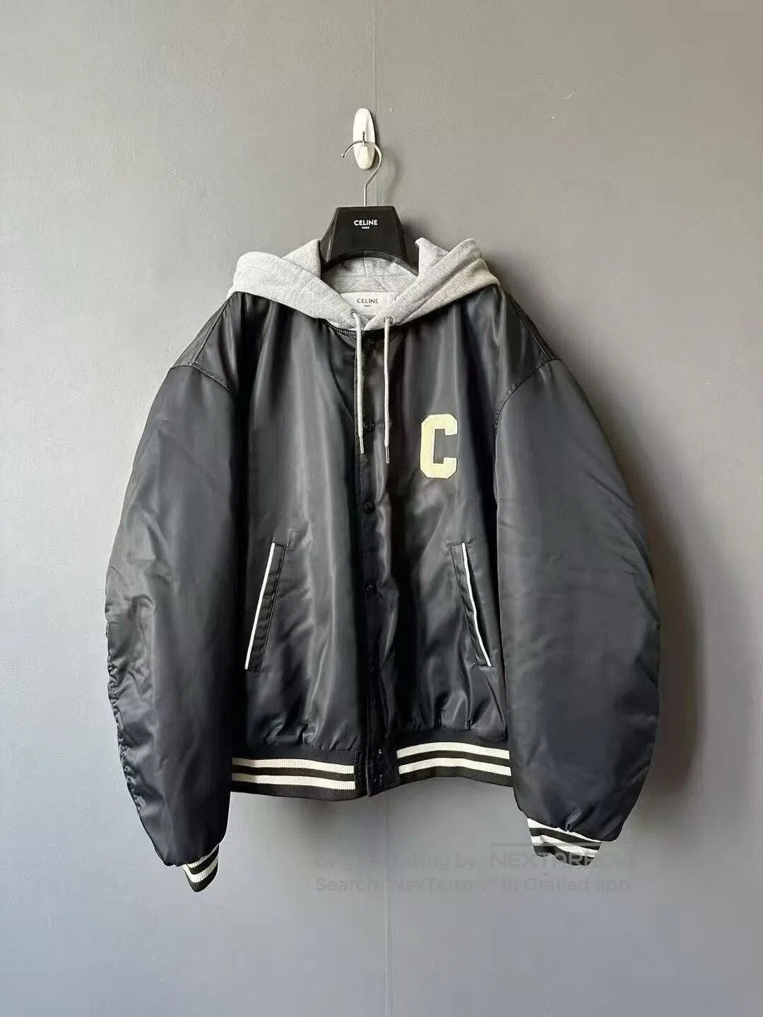 Celine Celine Hooded Baseball Jacket. Size US M / EU 48-50 / 2 - 1 Thumbnail