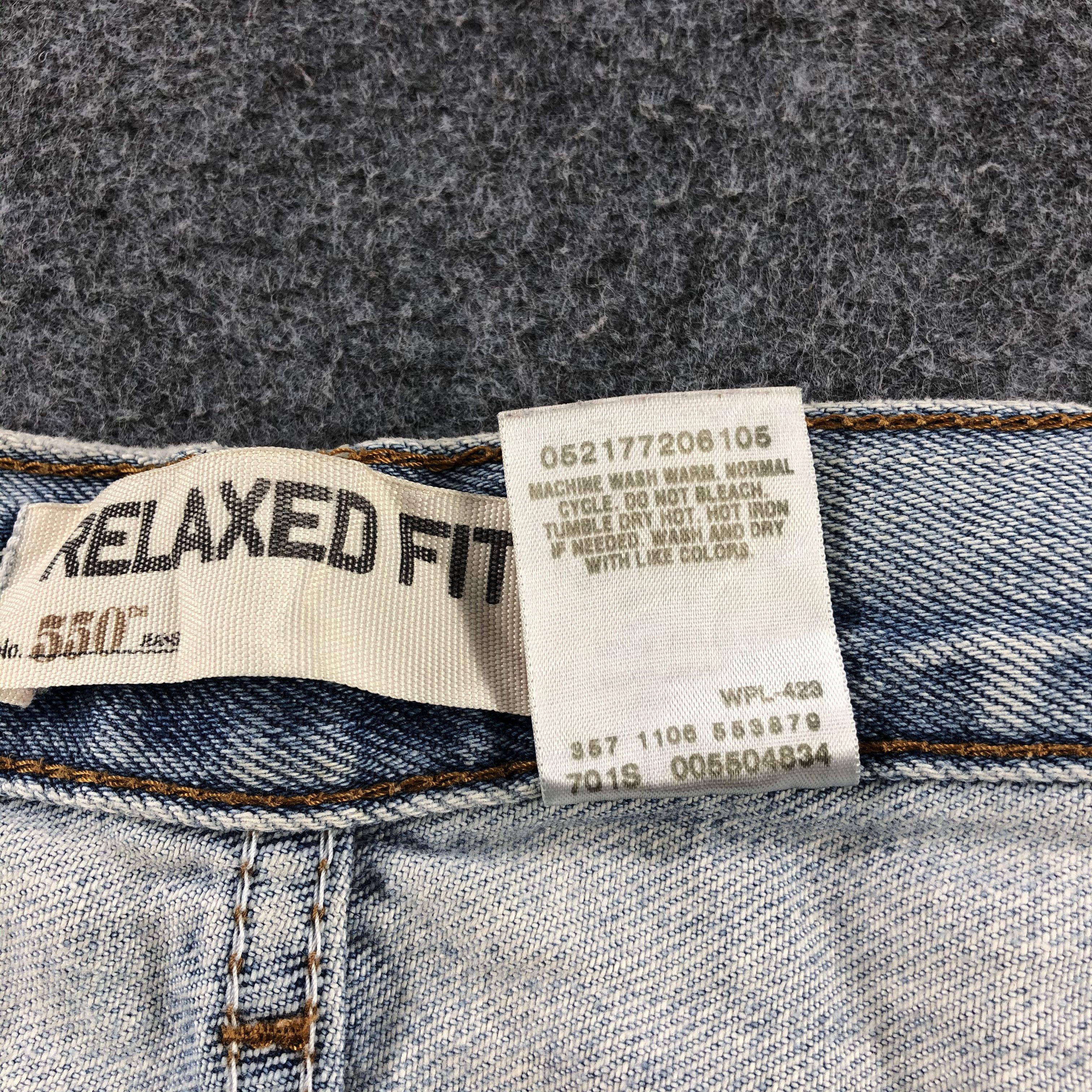 Levi's Vintage Levis 550 Jeans Relaxed Fit Denim-J1048 Size US 33 - 11 Thumbnail